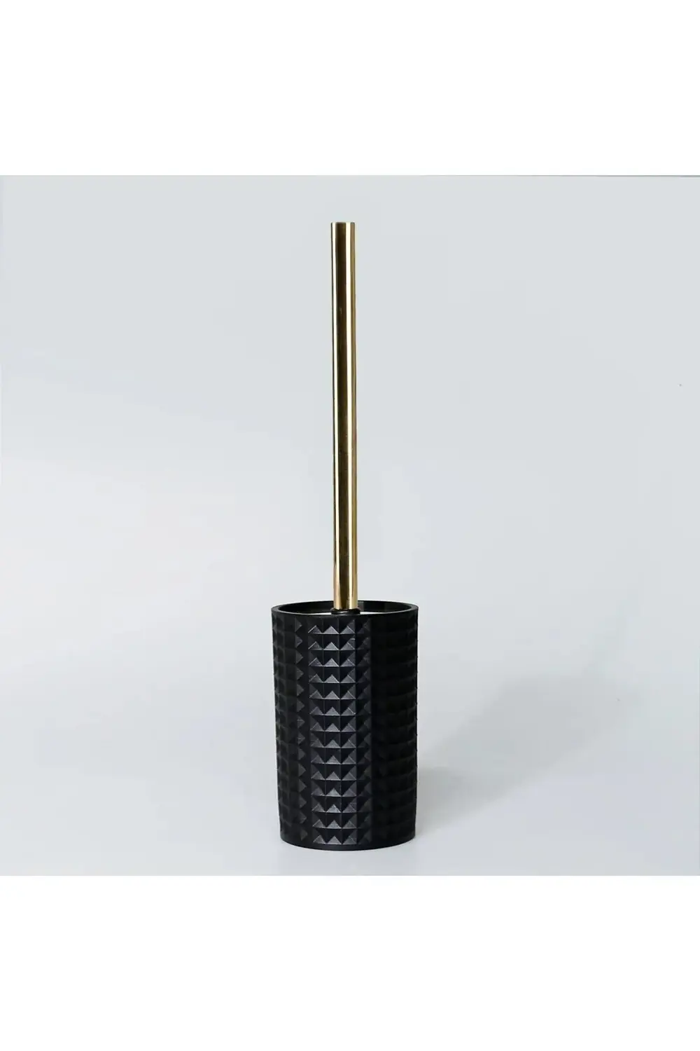 By Selim Neptune Siyah 5 Parça Polyester Banyo Seti