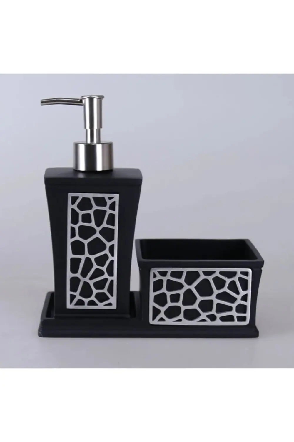By Selim Siena Sıvılı Süngerlik Siyah Gümüş Polyester By Selim Siena Sıvılı Süngerlik Siyah Gümüş Polyester