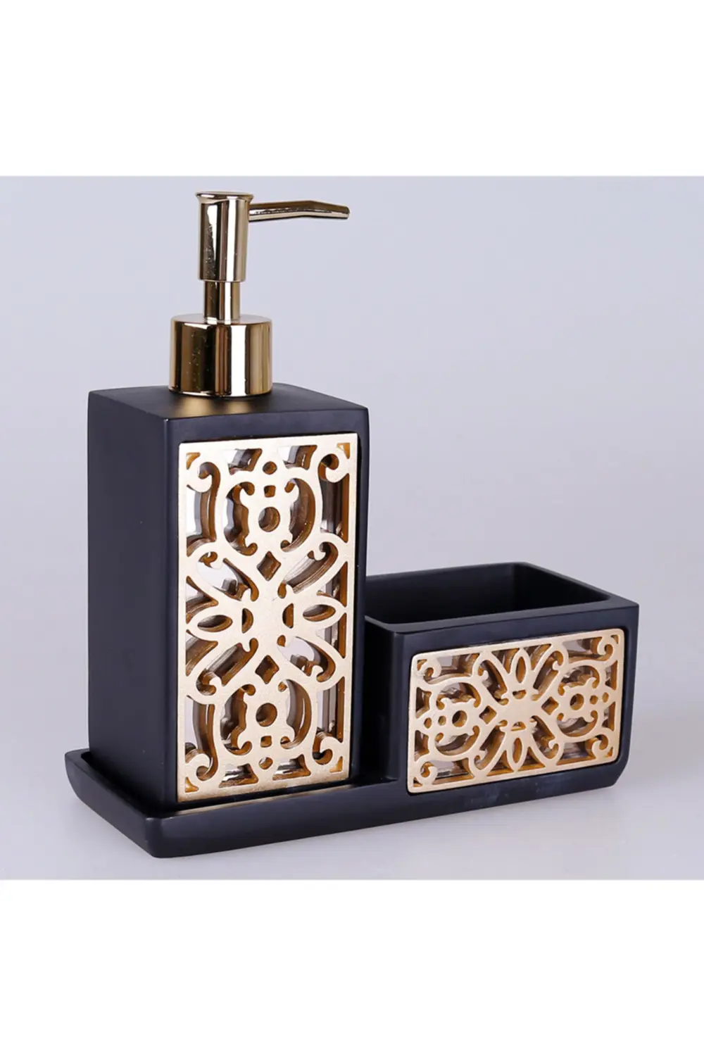 By Selim Sofia Sıvılı Süngerlik Siyah Altın Polyester By Selim Sofia Sıvılı Süngerlik Siyah Altın Polyester