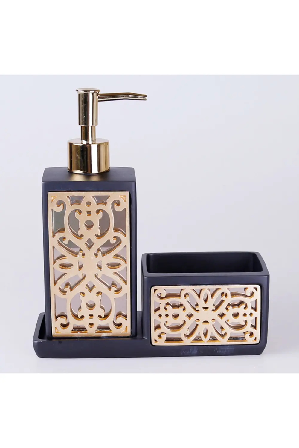 By Selim Sofia Sıvılı Süngerlik Siyah Altın Polyester By Selim Sofia Sıvılı Süngerlik Siyah Altın Polyester