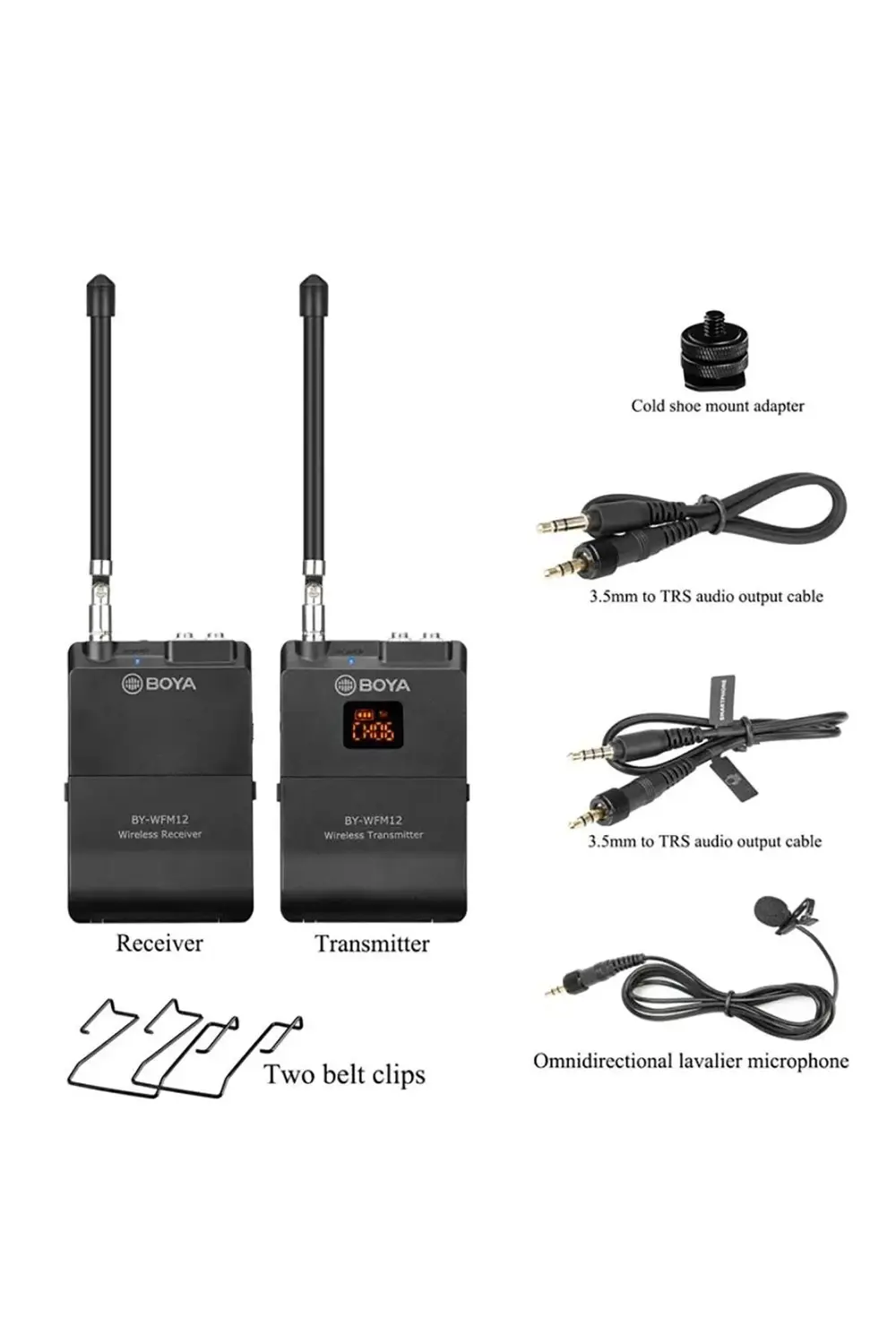 BY-WFM12 VHF Profesyonel Wireless Mikrofon