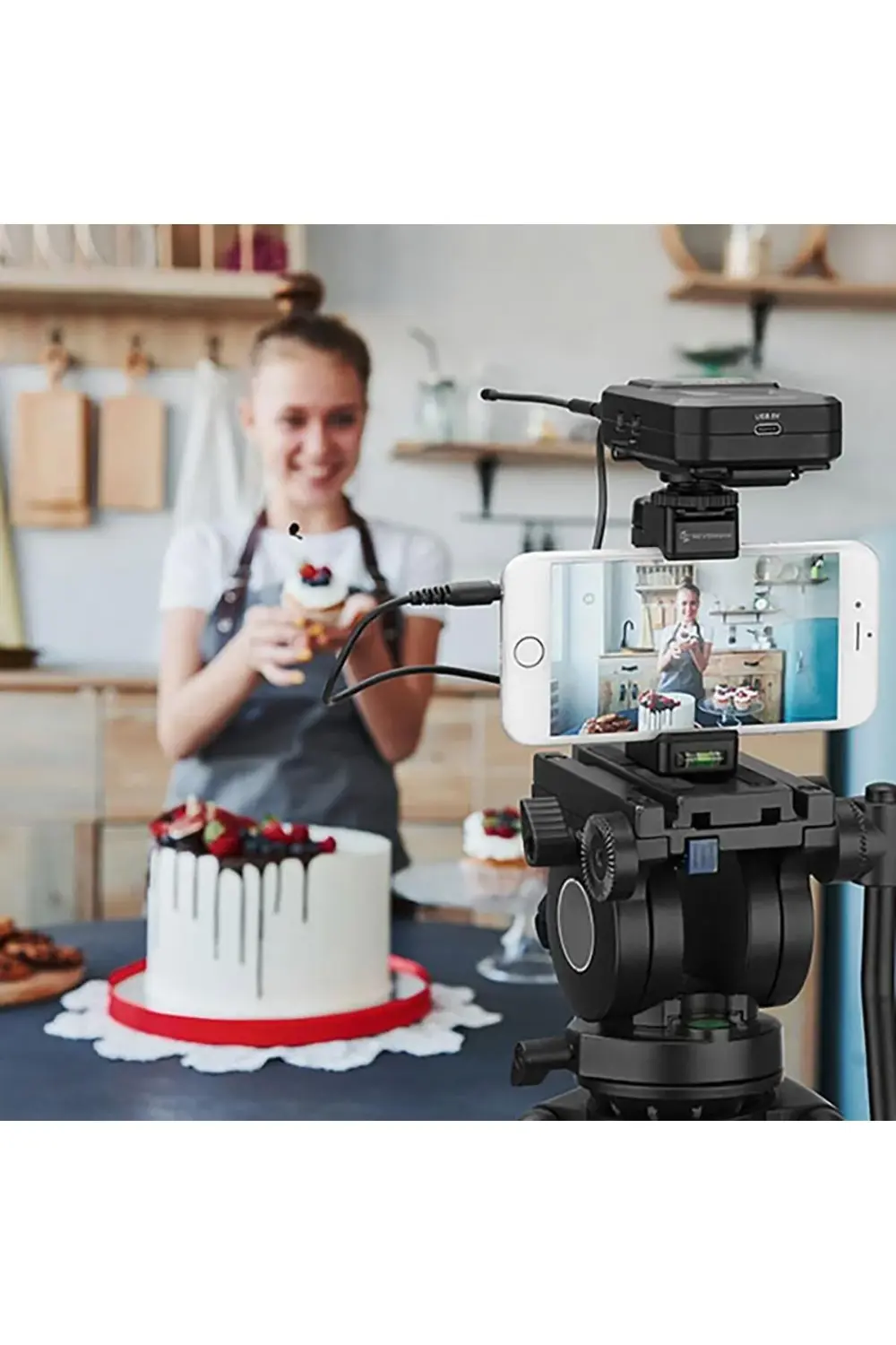 BY-WM6S Uhf Kablosuz Yaka Mikrofonu