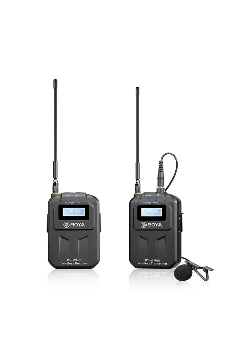 BY-WM6S Uhf Kablosuz Yaka Mikrofonu