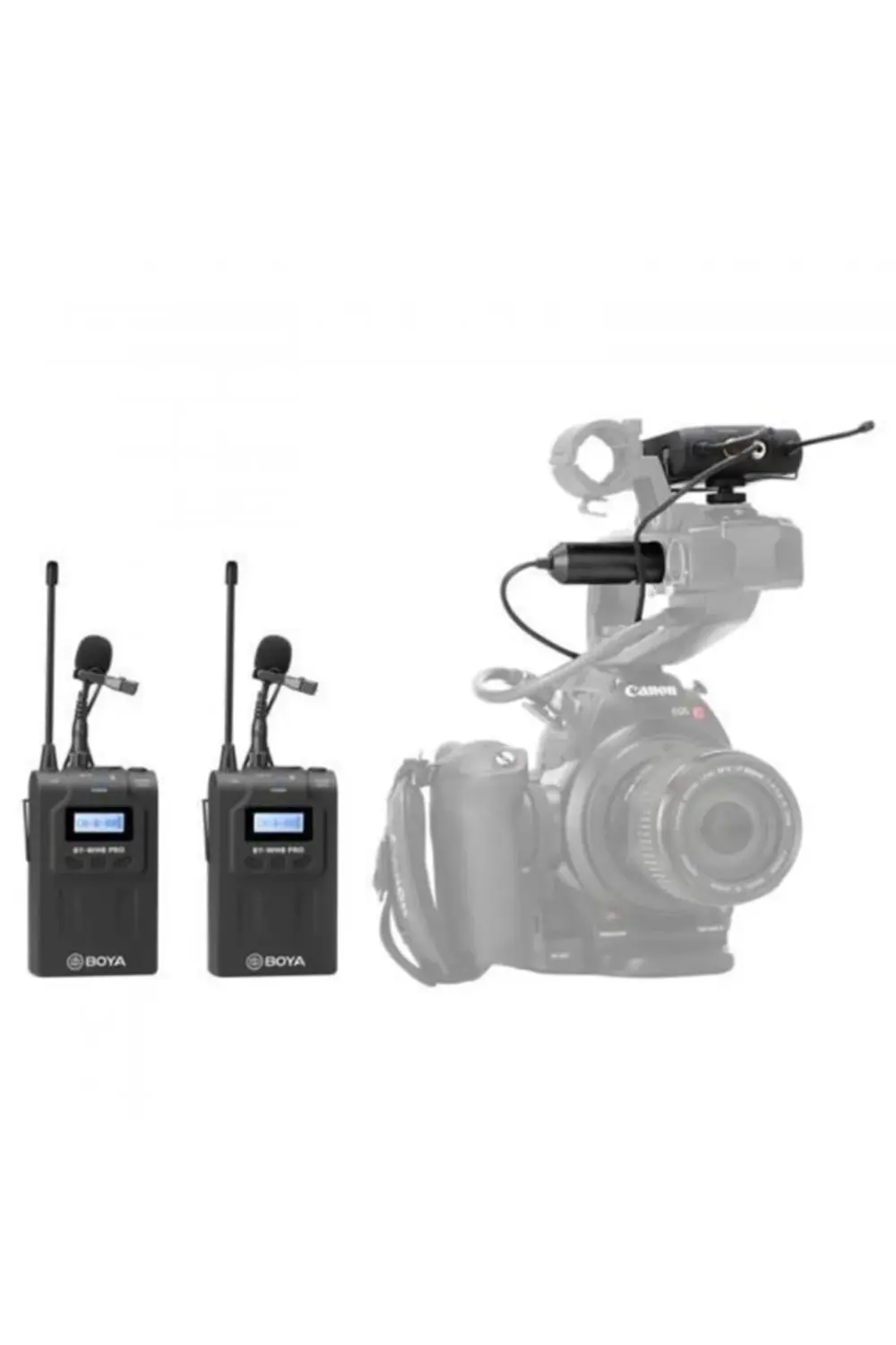 By-wm8 Pro K2 Ikili Kablosuz Yaka Mikrofonu