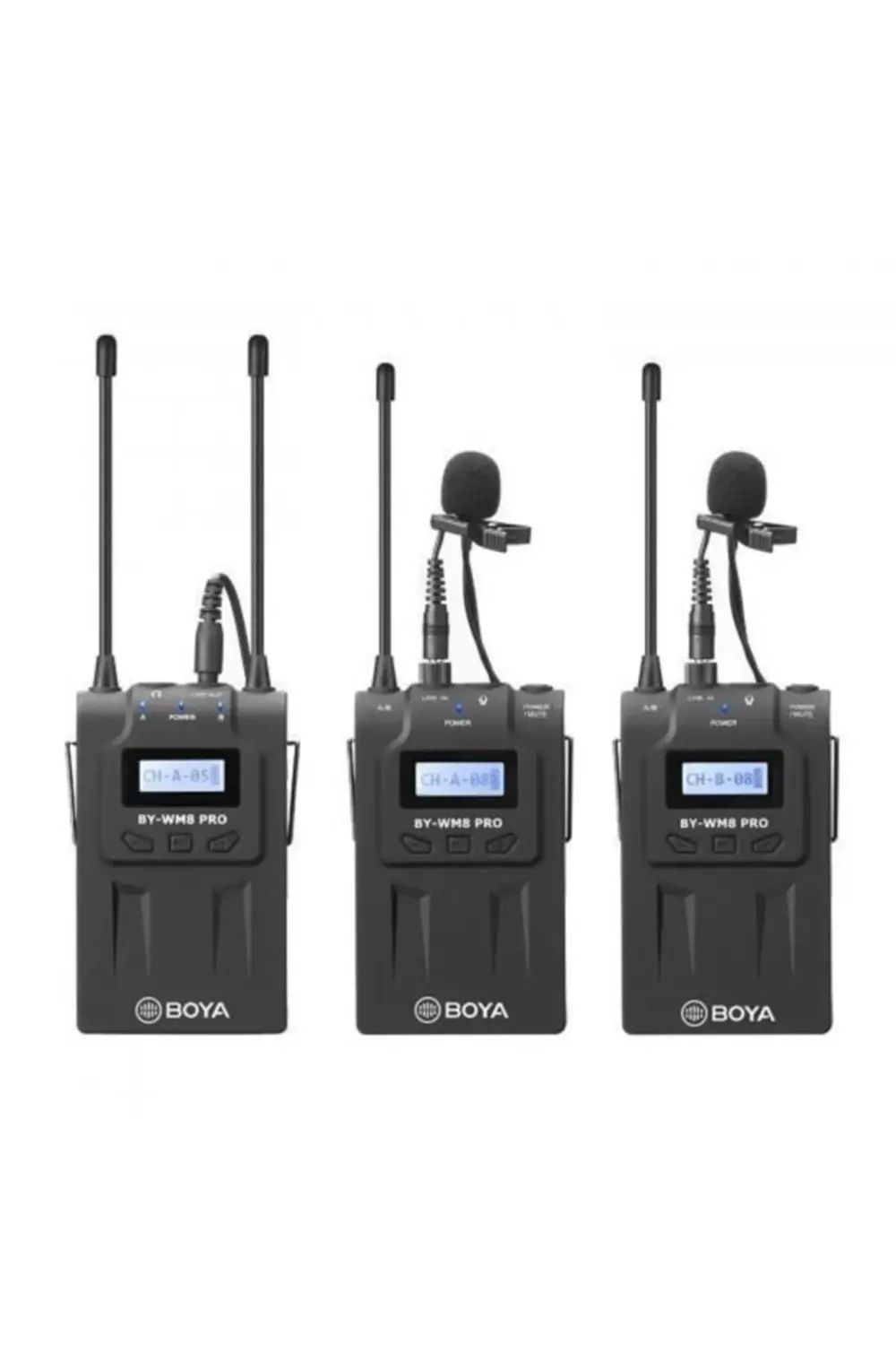 By-wm8 Pro K2 Ikili Kablosuz Yaka Mikrofonu