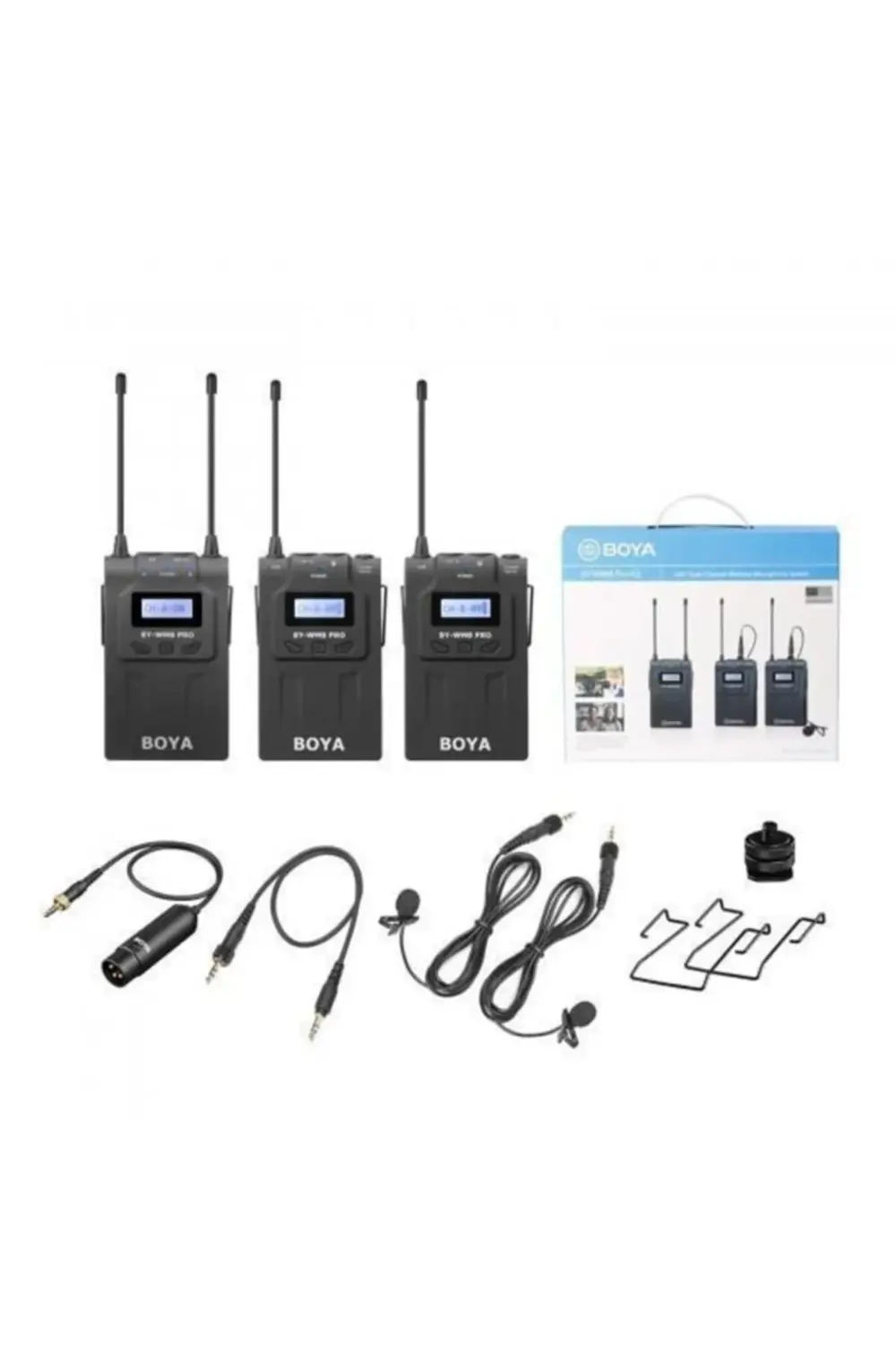 By-wm8 Pro K2 Ikili Kablosuz Yaka Mikrofonu