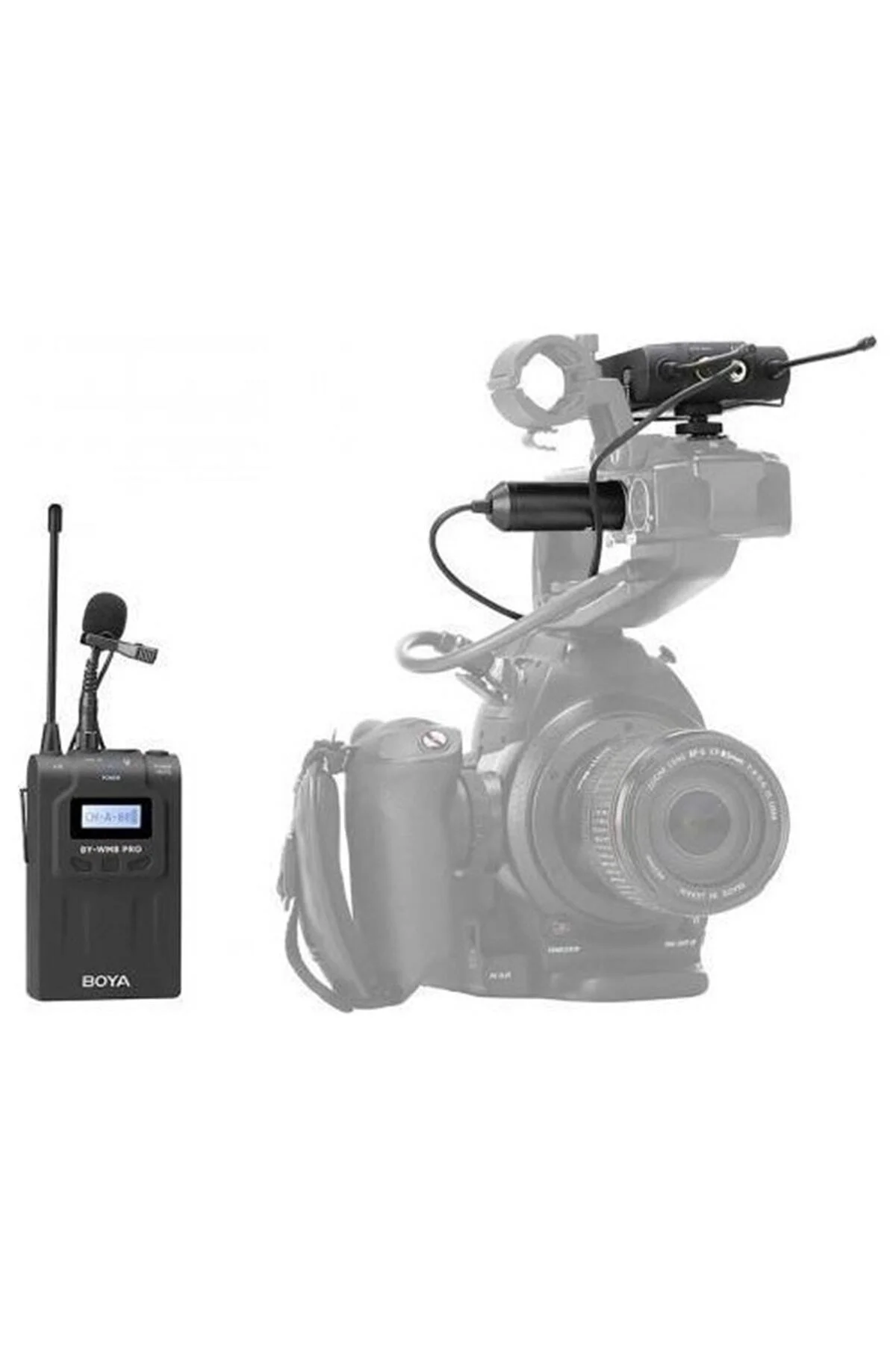 BY-WM8 Pro Kit-1 Prof. Kablosuz Mikrofon