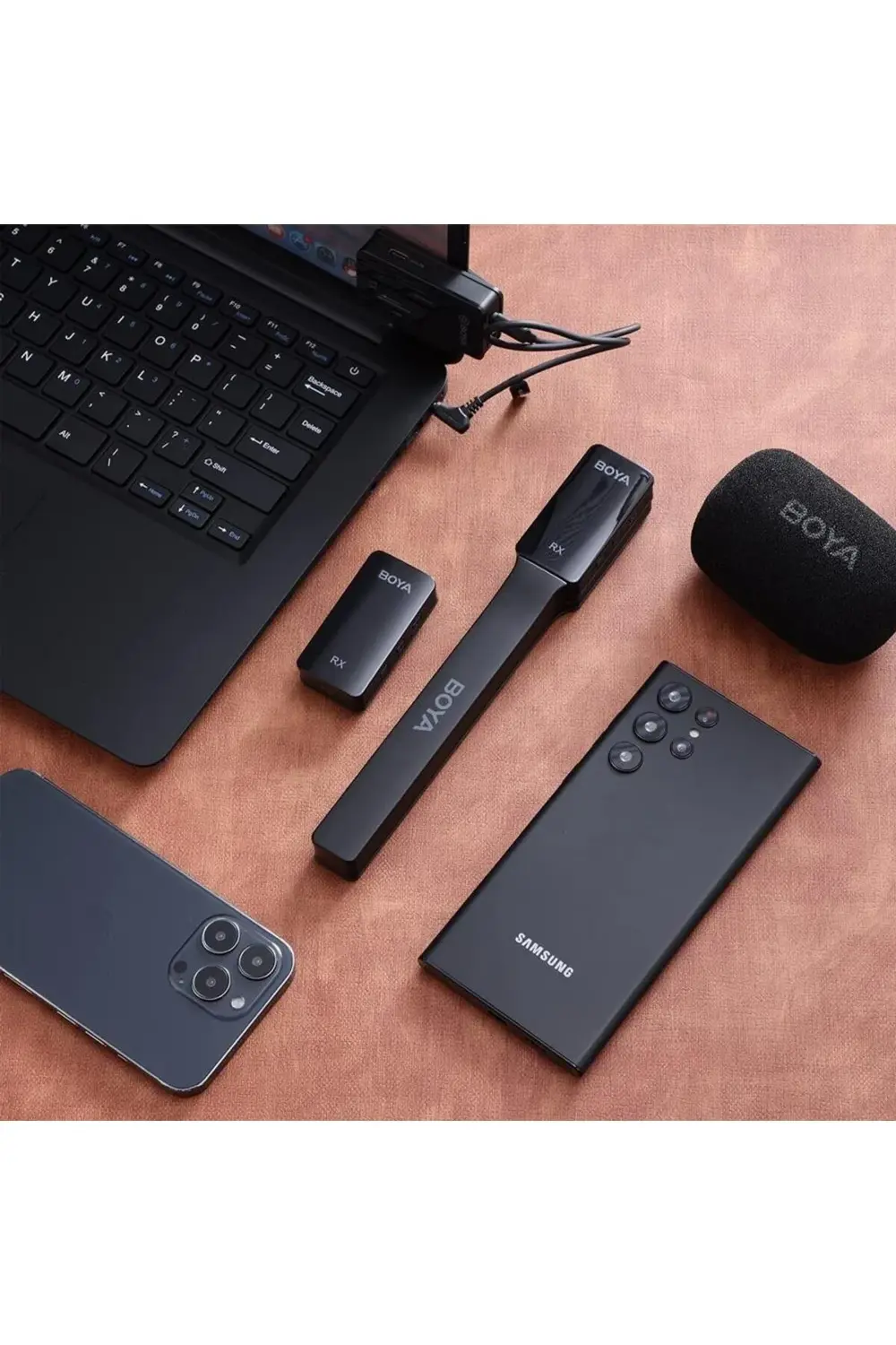 BY-XM6 HM Elde Taşınabilir Kablosuz Mikrofon Tutucu