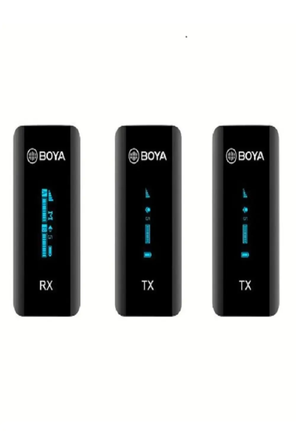 BY-XM6-K2 Kablosuz İkili Yaka Mikrofonu