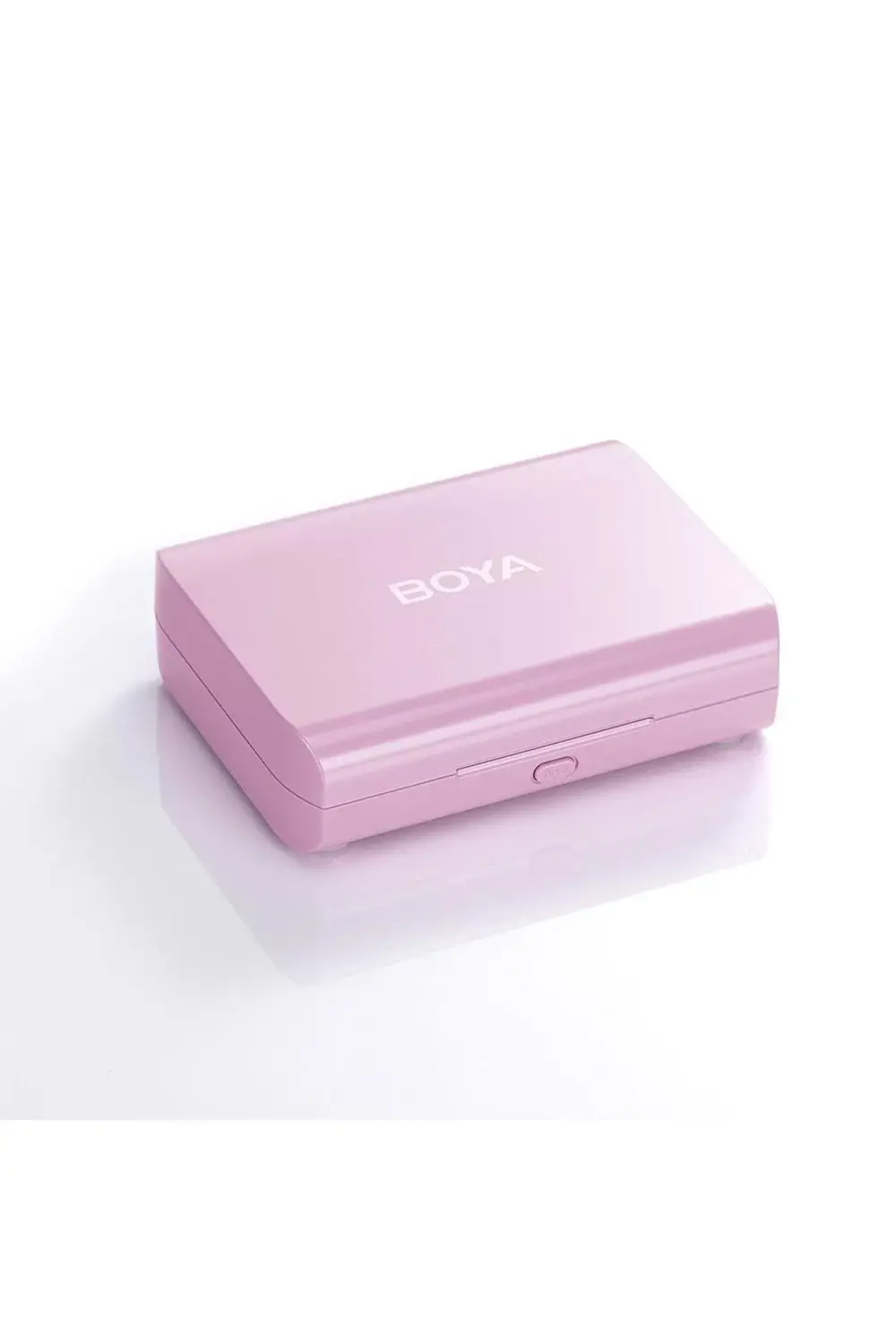 BY-XM6-K2P Kablosuz İkili Yaka Mikrofonu (Pembe)