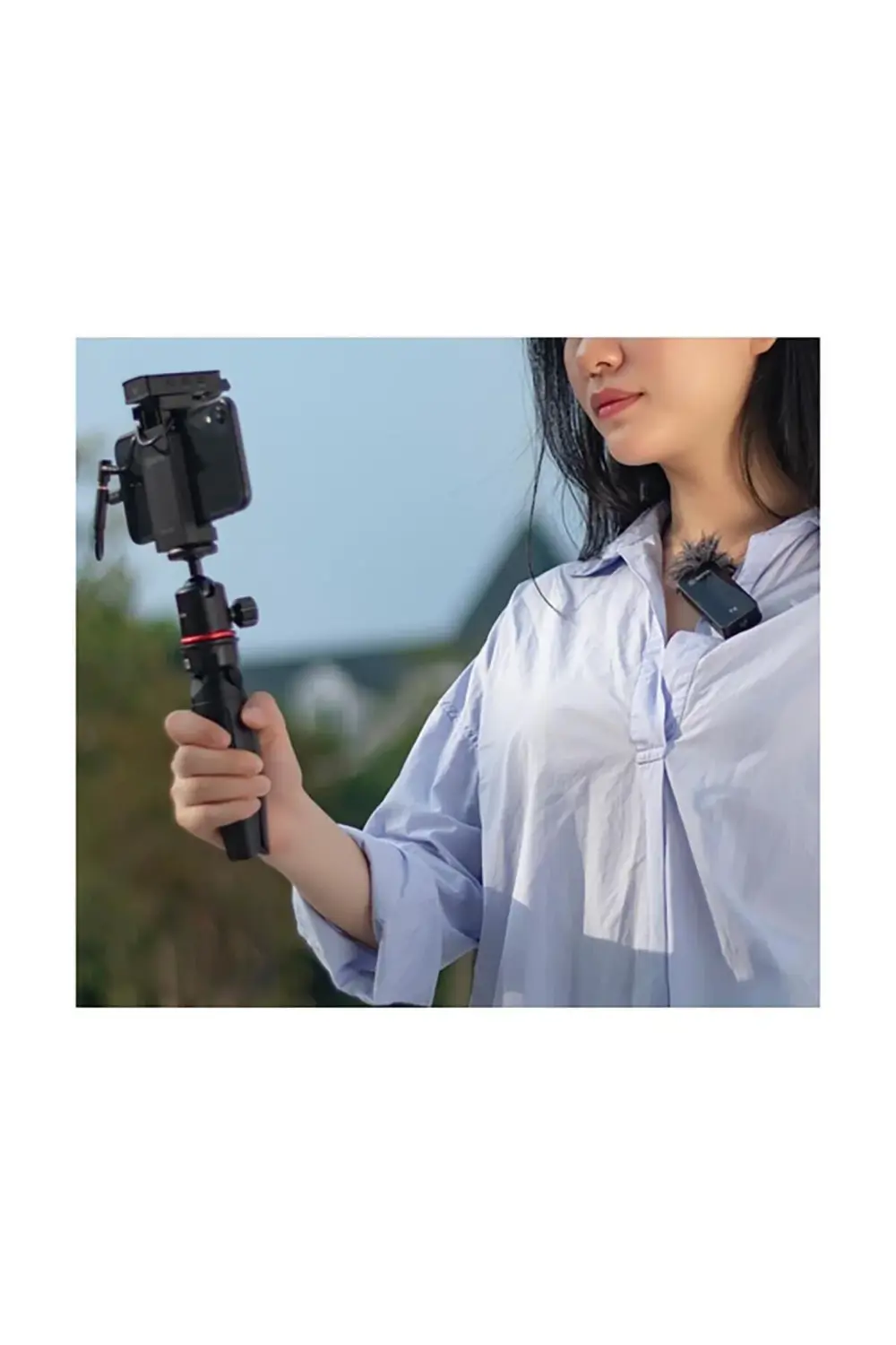 BY-XM6-S1 Kablosuz Yaka Mikrofonu