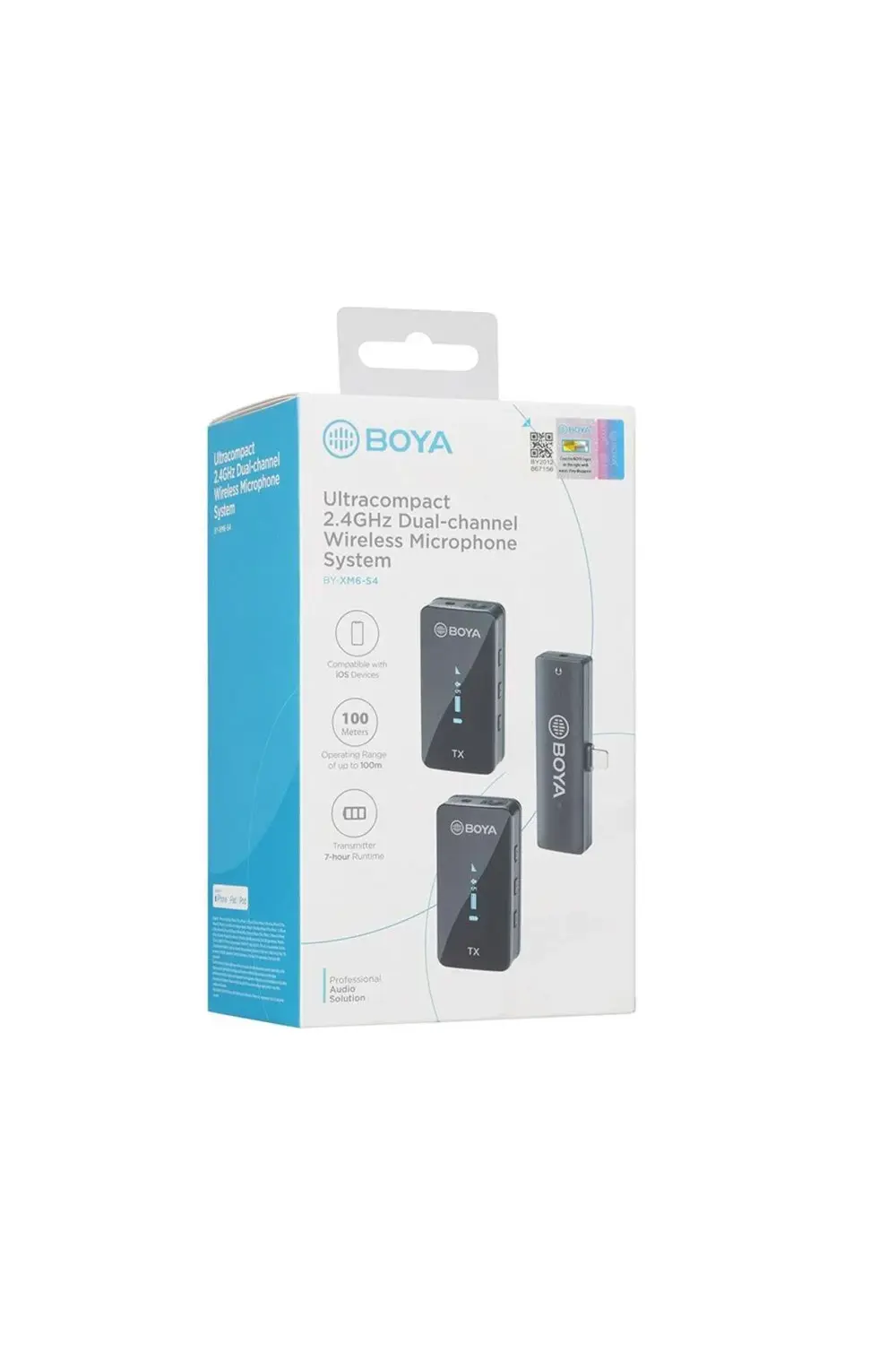 BY-XM6 S4 İkili Kablosuz Yaka Mikrofonu - Lightning