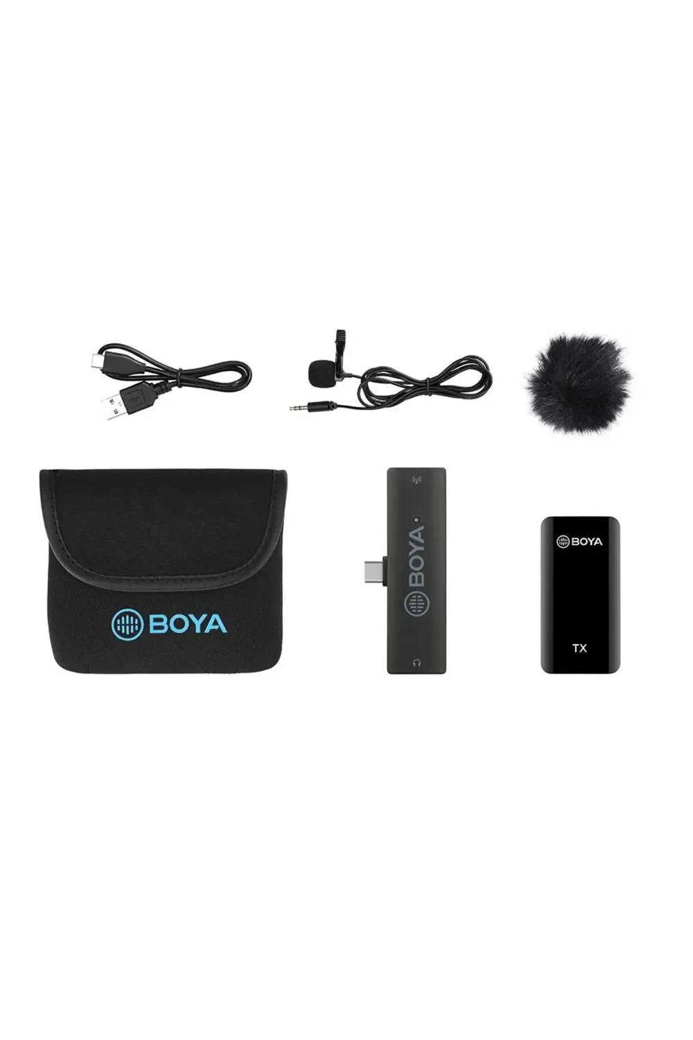 BY-XM6-S5 Kablosuz Yaka Mikrofonu - Type-C