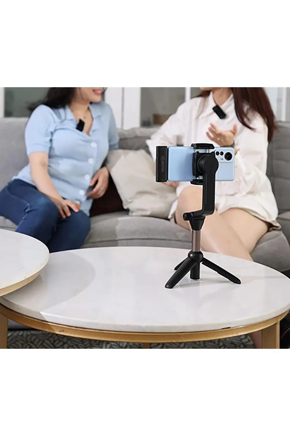 BY-XM6 S6 İkili Kablosuz Yaka Mikrofonu - Type-C