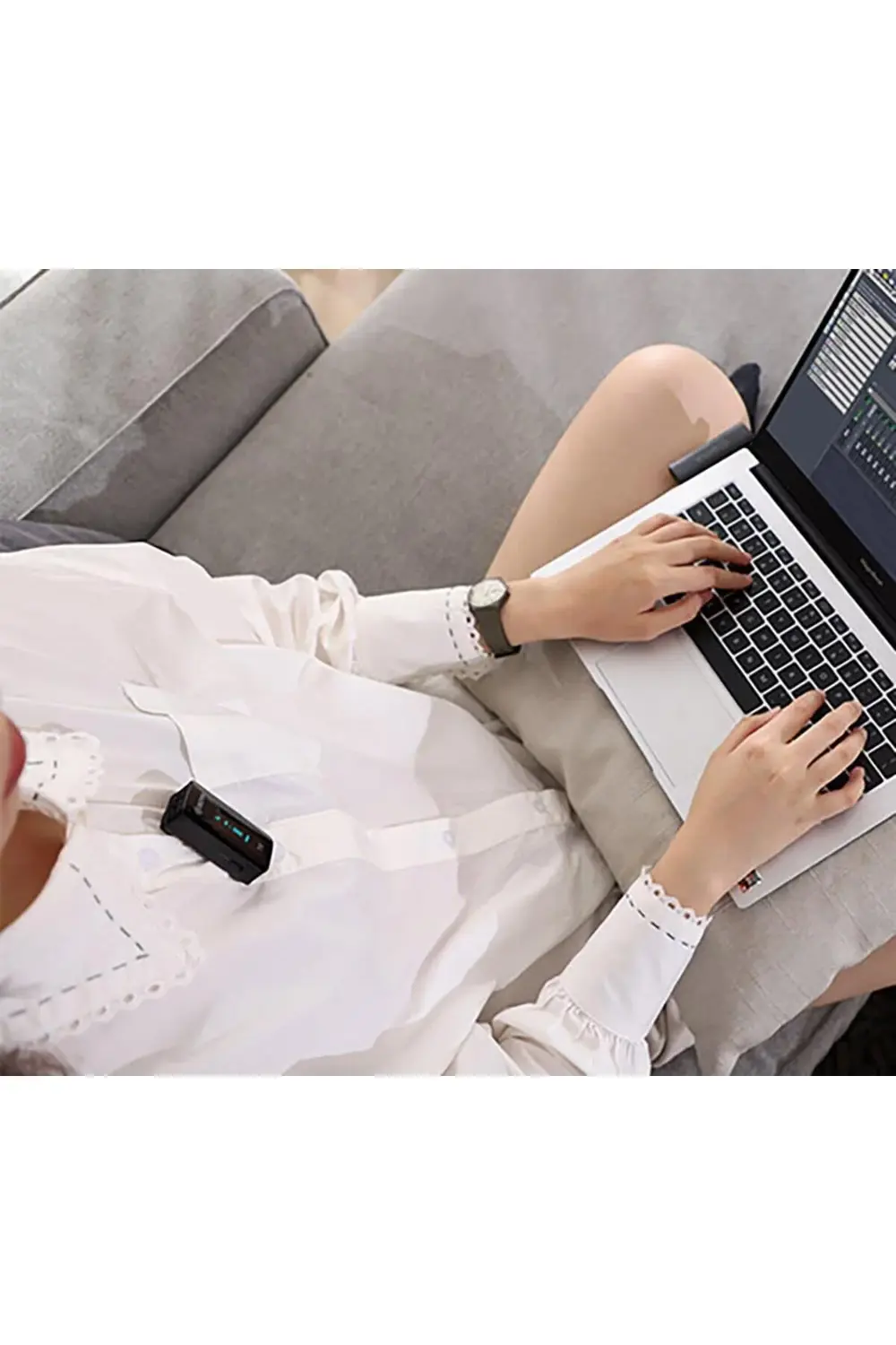 BY-XM6 S6 İkili Kablosuz Yaka Mikrofonu - Type-C