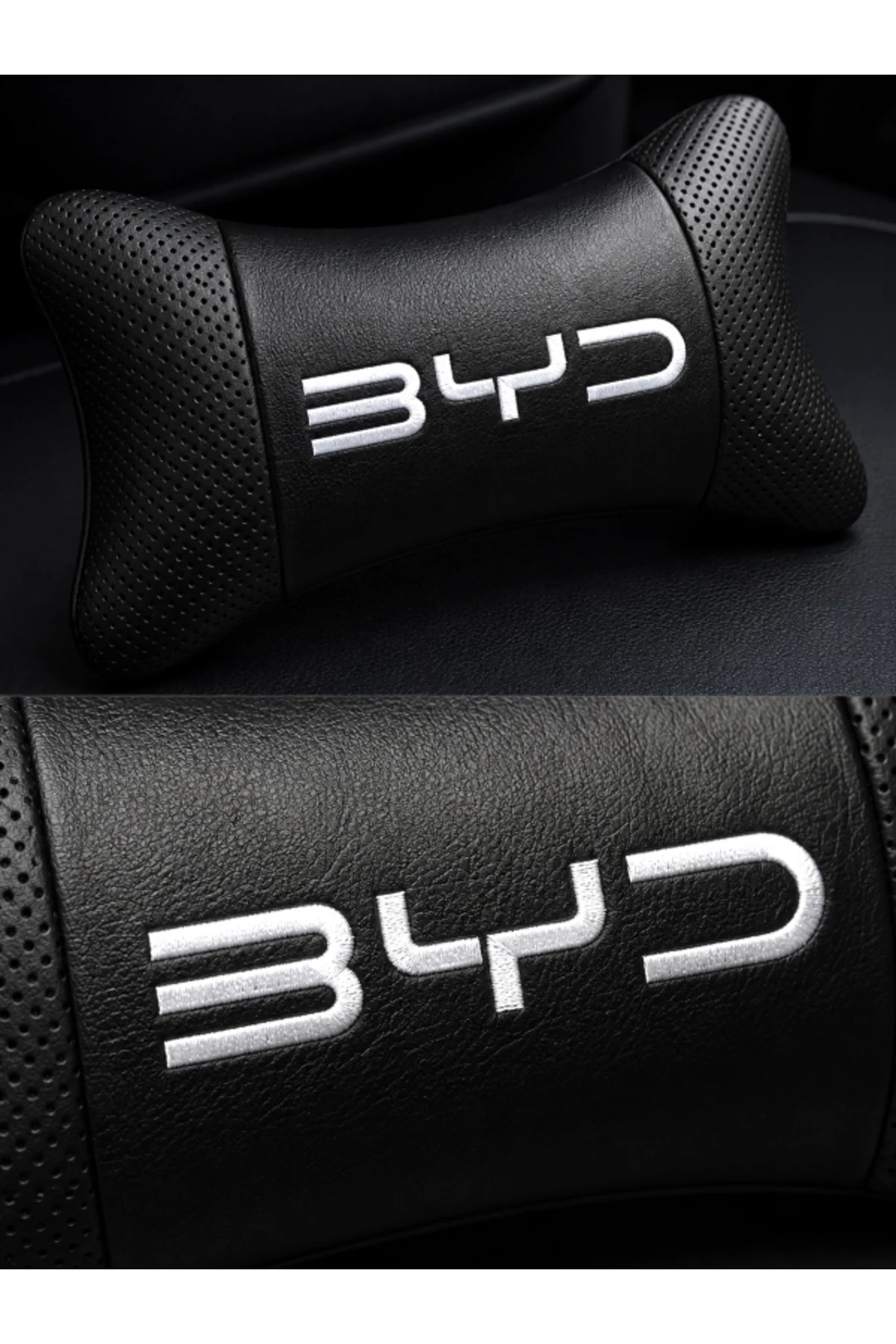 BYD Logo Nakışlı Boyun Yastığı & Kemer Pedi | Şık – Konforlu – Dayanıklı 2 Yastık 2 Kemer - Görsel 5