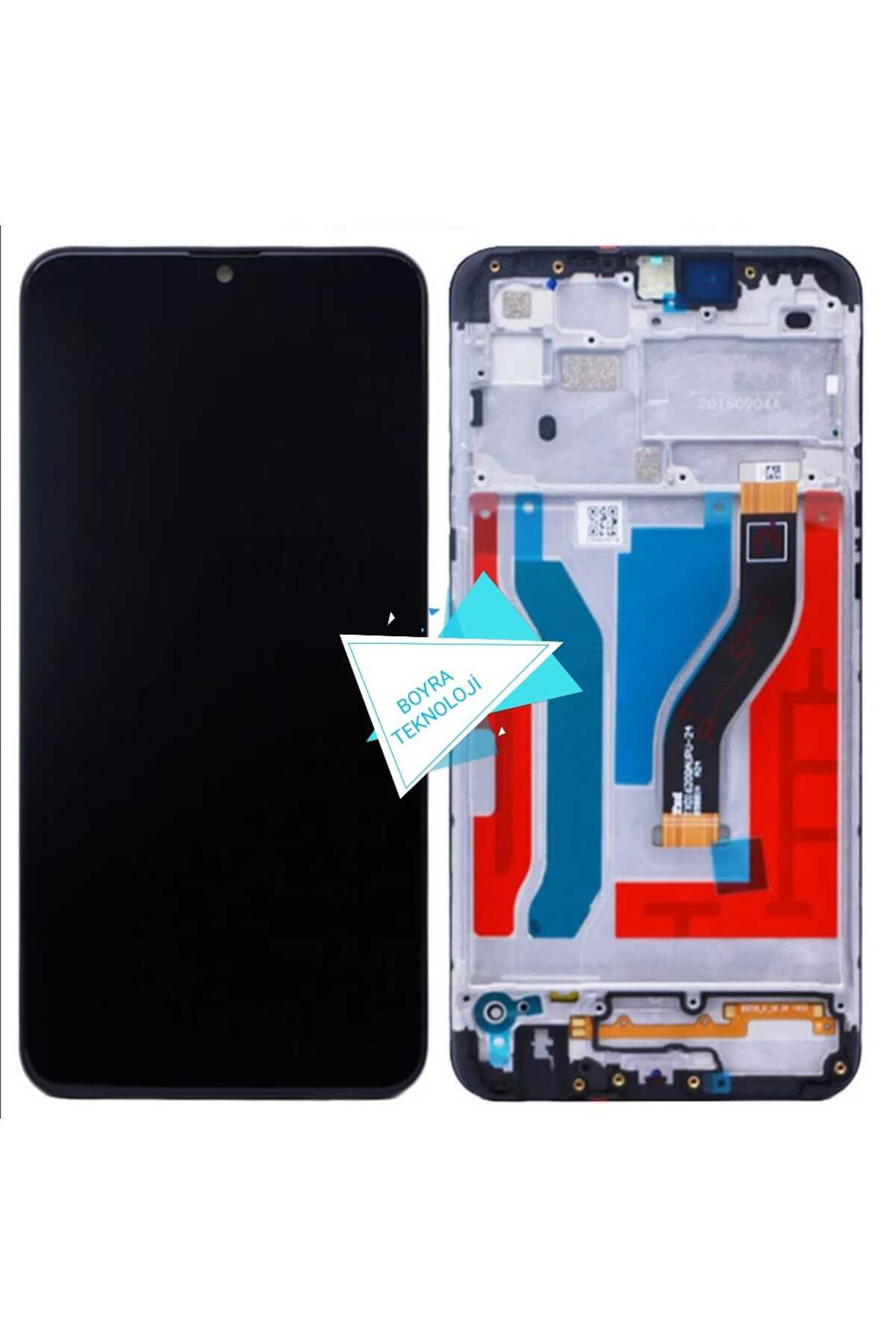 BYR Samsung Galaxy A10S Uyumlu  Lcd Çıtalı Ekran Dokunmatik YÜKSE