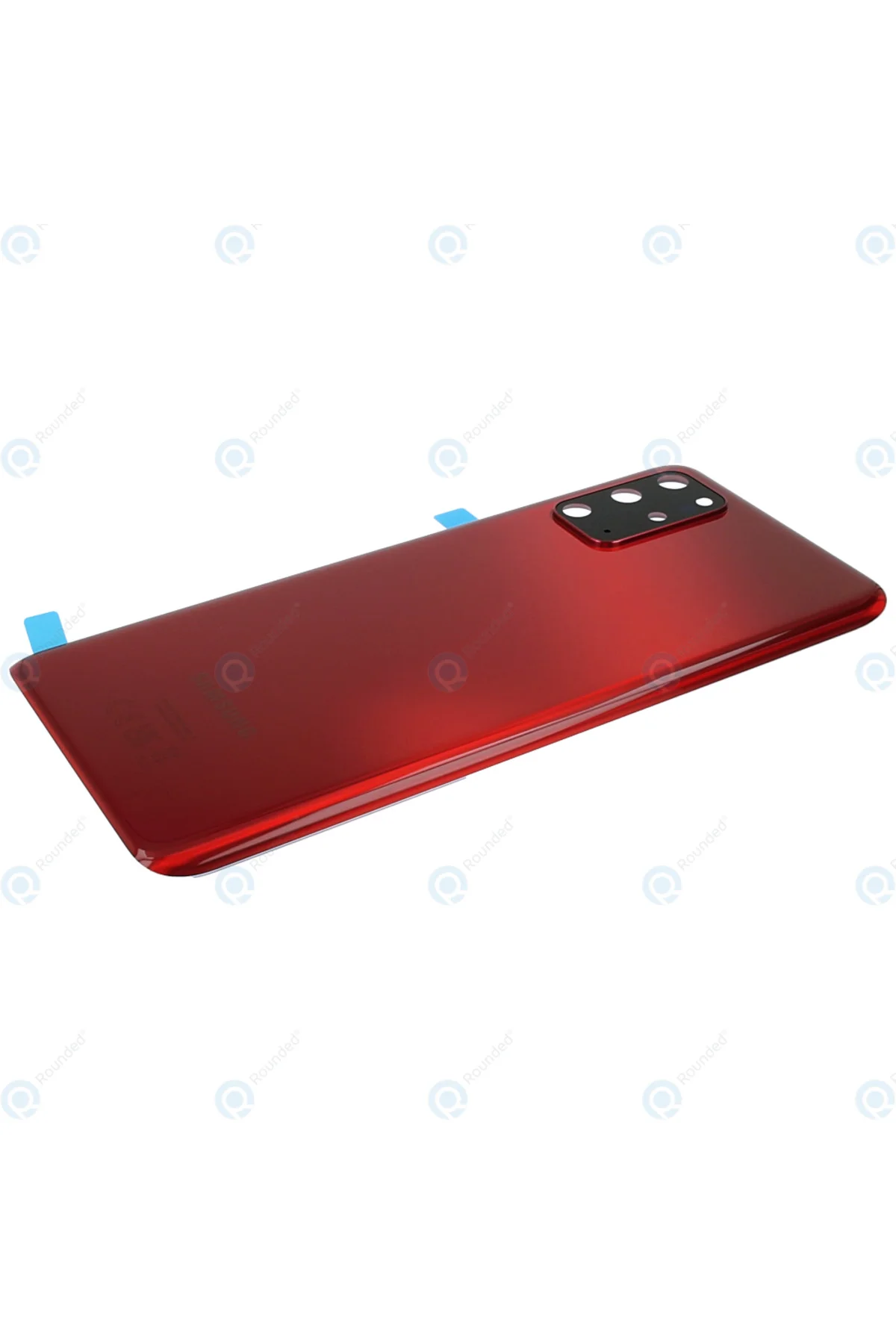 BYR Samsung Galaxy S20 Plus Uyumlu Pil Kapağı LENS HARİÇ SM-G985F SM-G986B Kırmızı