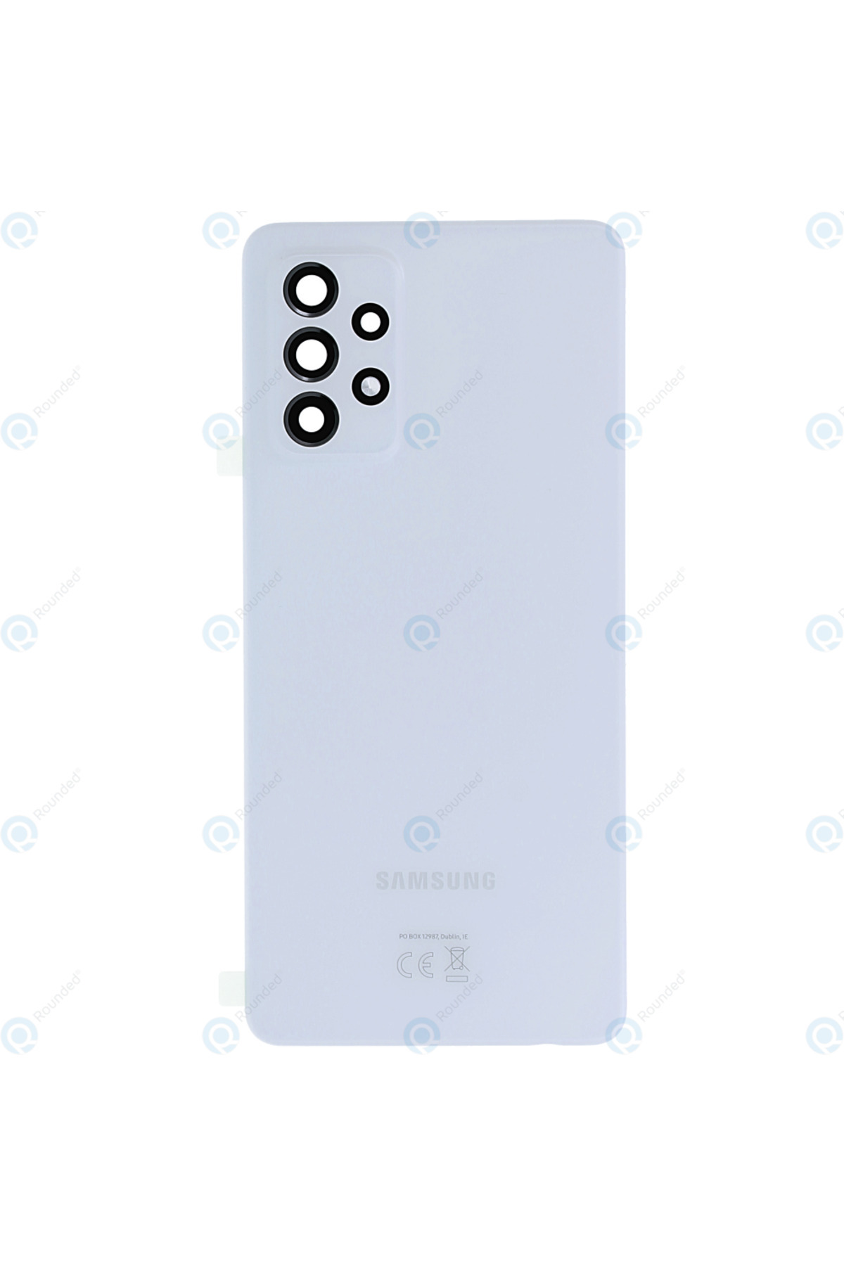 BYR Samsung Galaxy S21 Uyumlu Arka Pil Kapağı LENS HARİÇ SM-G991B Beyaz