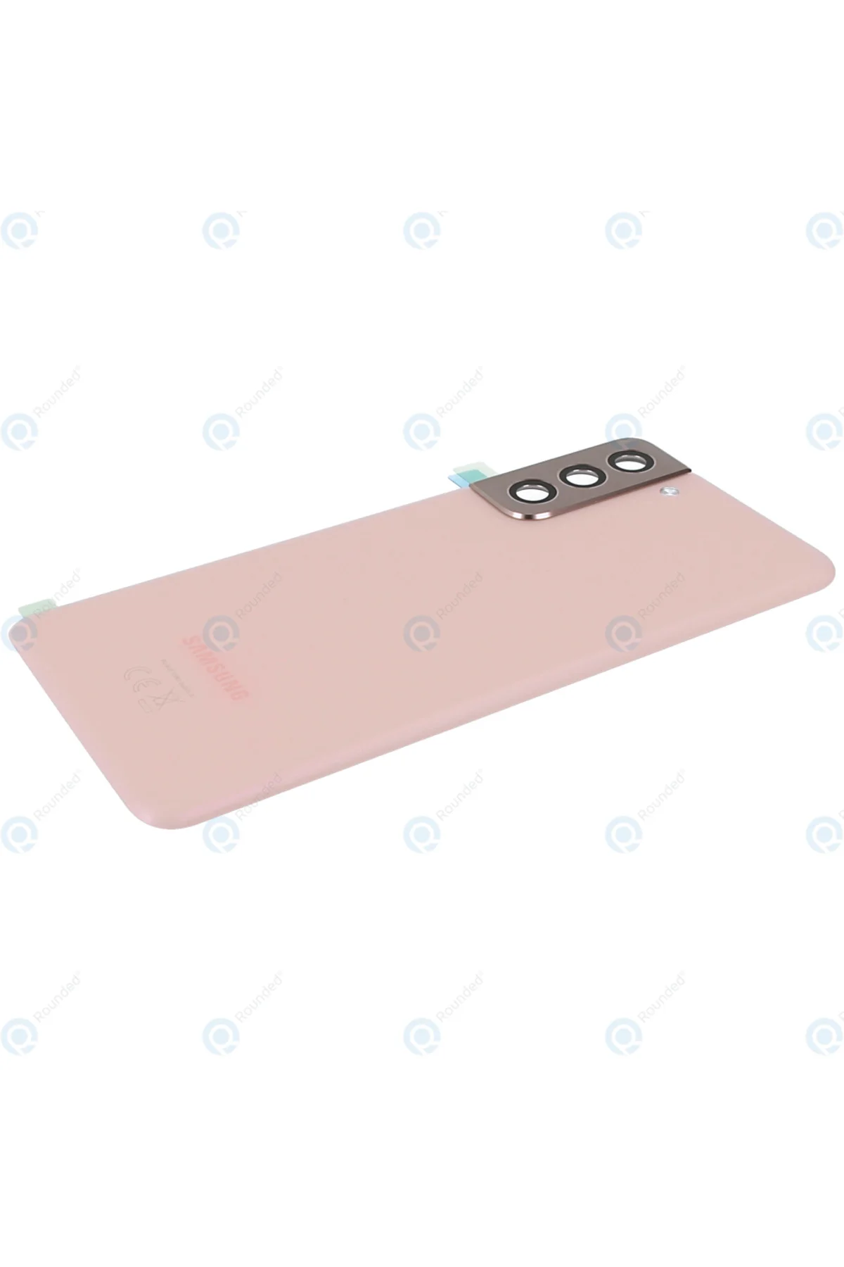 BYR Samsung Galaxy S21 Uyumlu Arka Pil Kapağı LENS HARİÇ SM-G991B Pembe