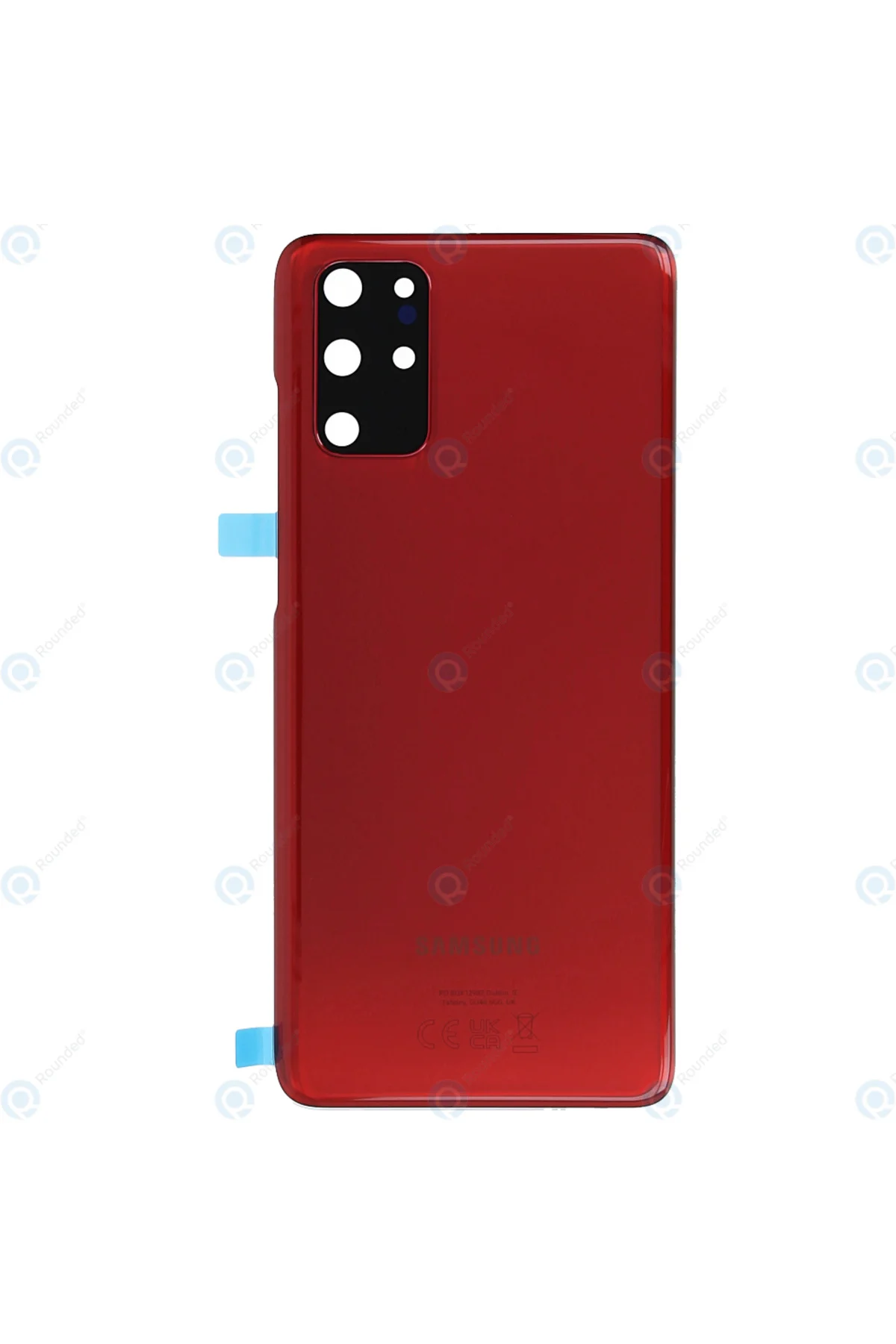 BYR Samsung Galaxy S20 Plus Uyumlu Pil Kapağı LENS HARİÇ SM-G985F SM-G986B Kırmızı