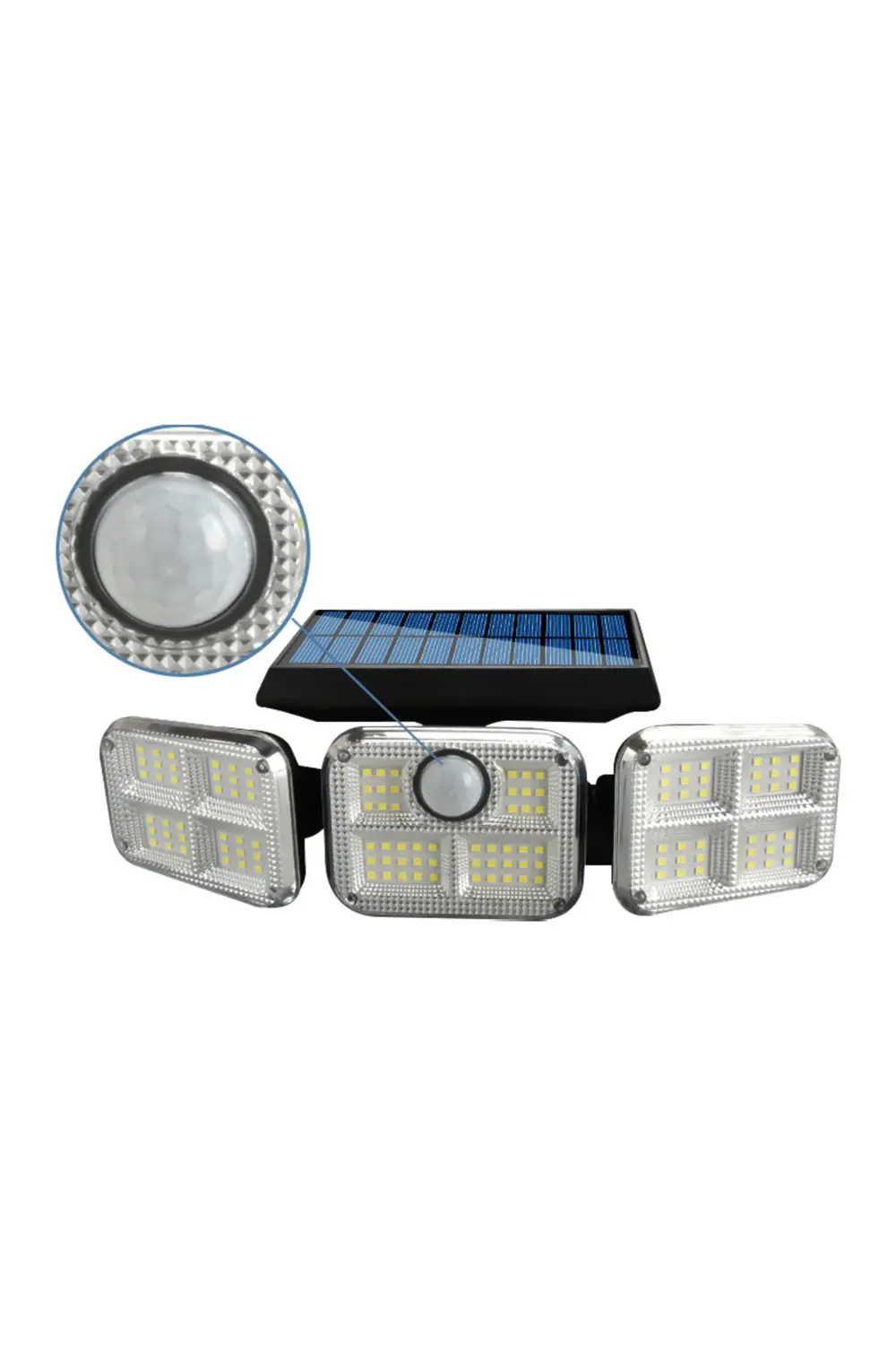 Byrdrp Fl-1727 Sensörlü 3 Kademeli 120 Ledli Solar Lamba (4172) B