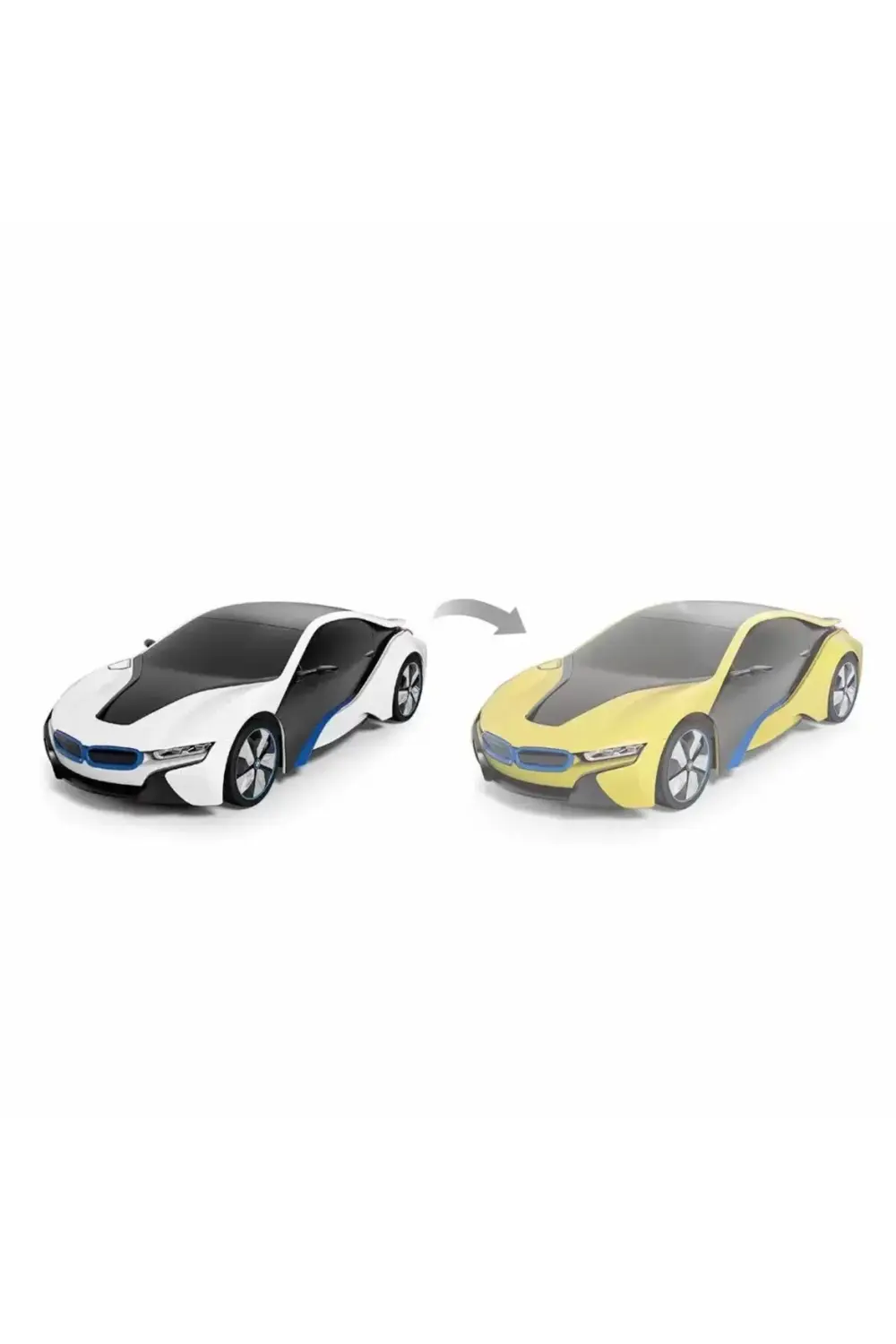Byrugzy 1:24 Bmw I8 Uv Sensitive Uzaktan Kumandalı Renk Değiştire