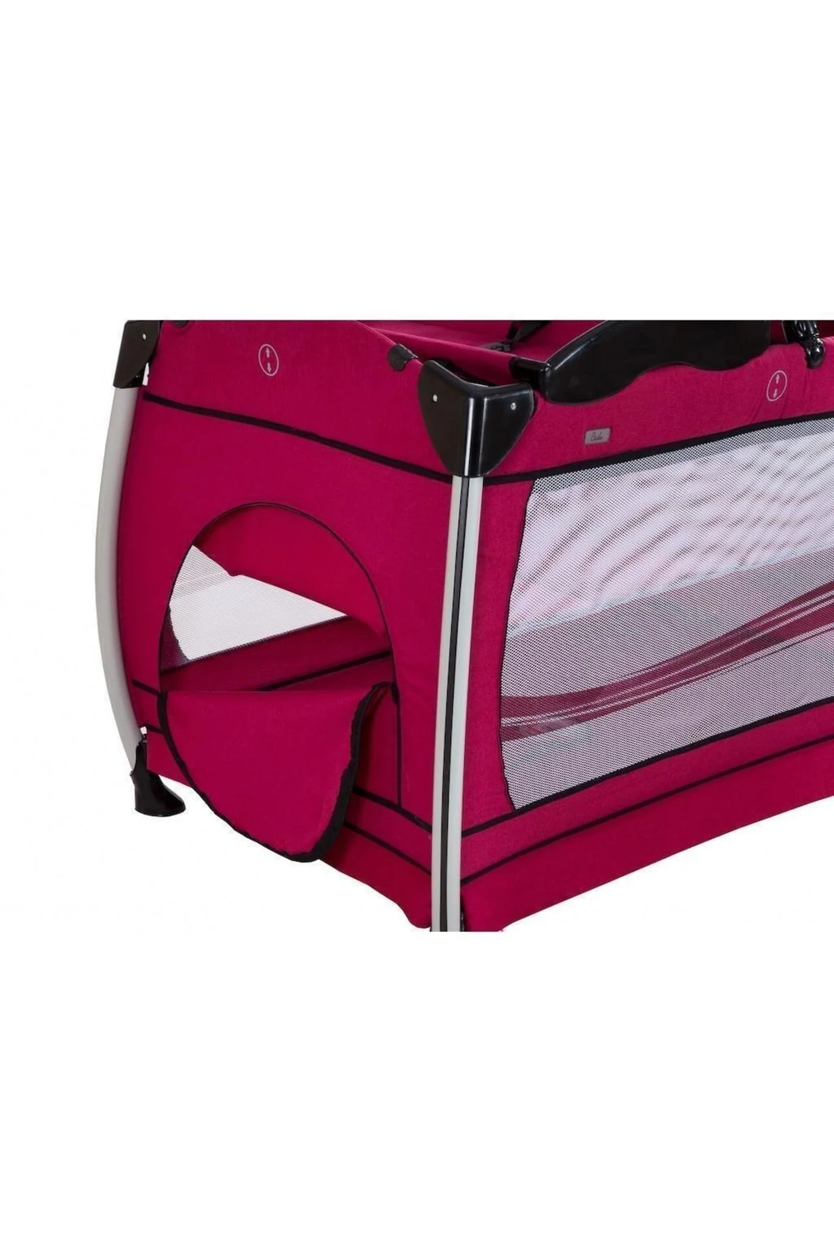 C-1003 Velar Bebek Oyun Parkı Park Yatak Beşik 70x110 Cm- Gri