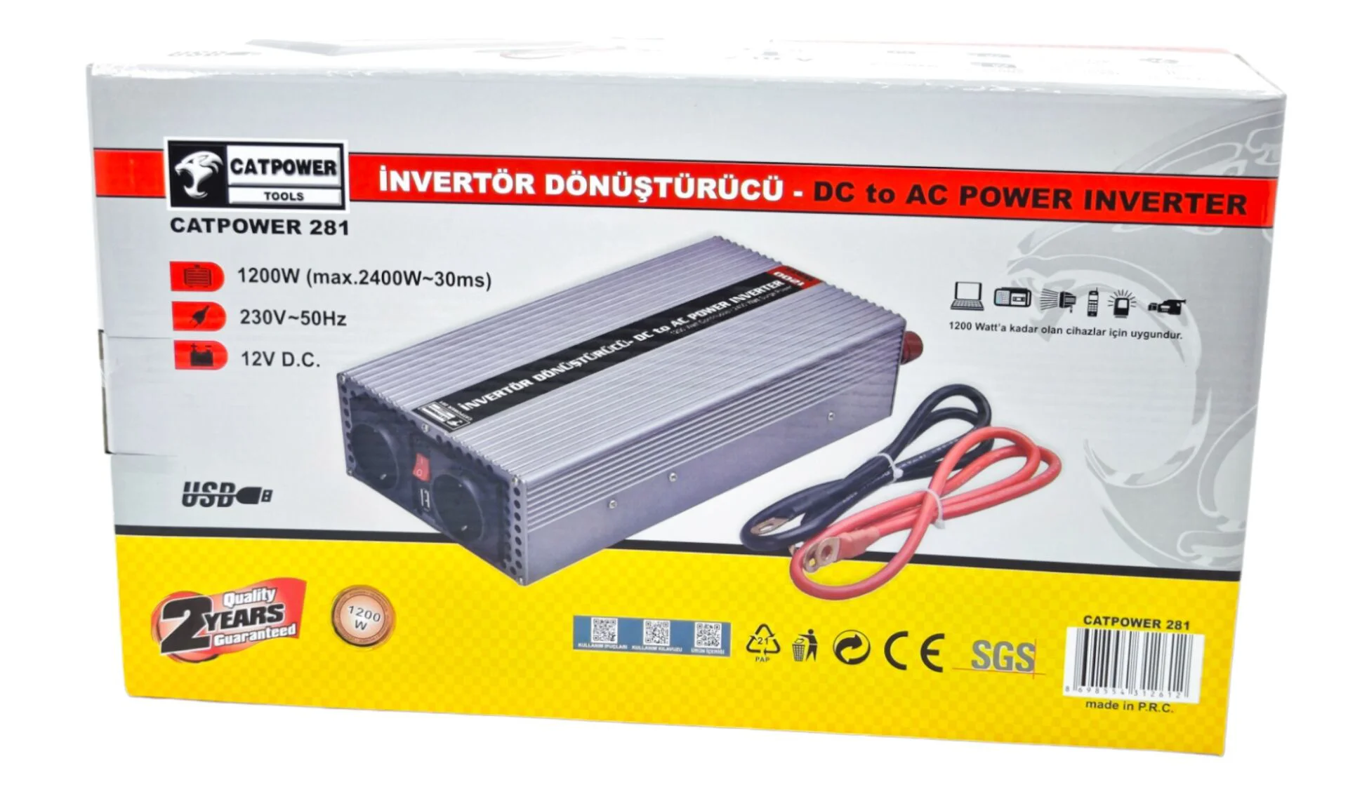 C-280   Catpower İnverter/İnvertör Dönüştürücü 700W