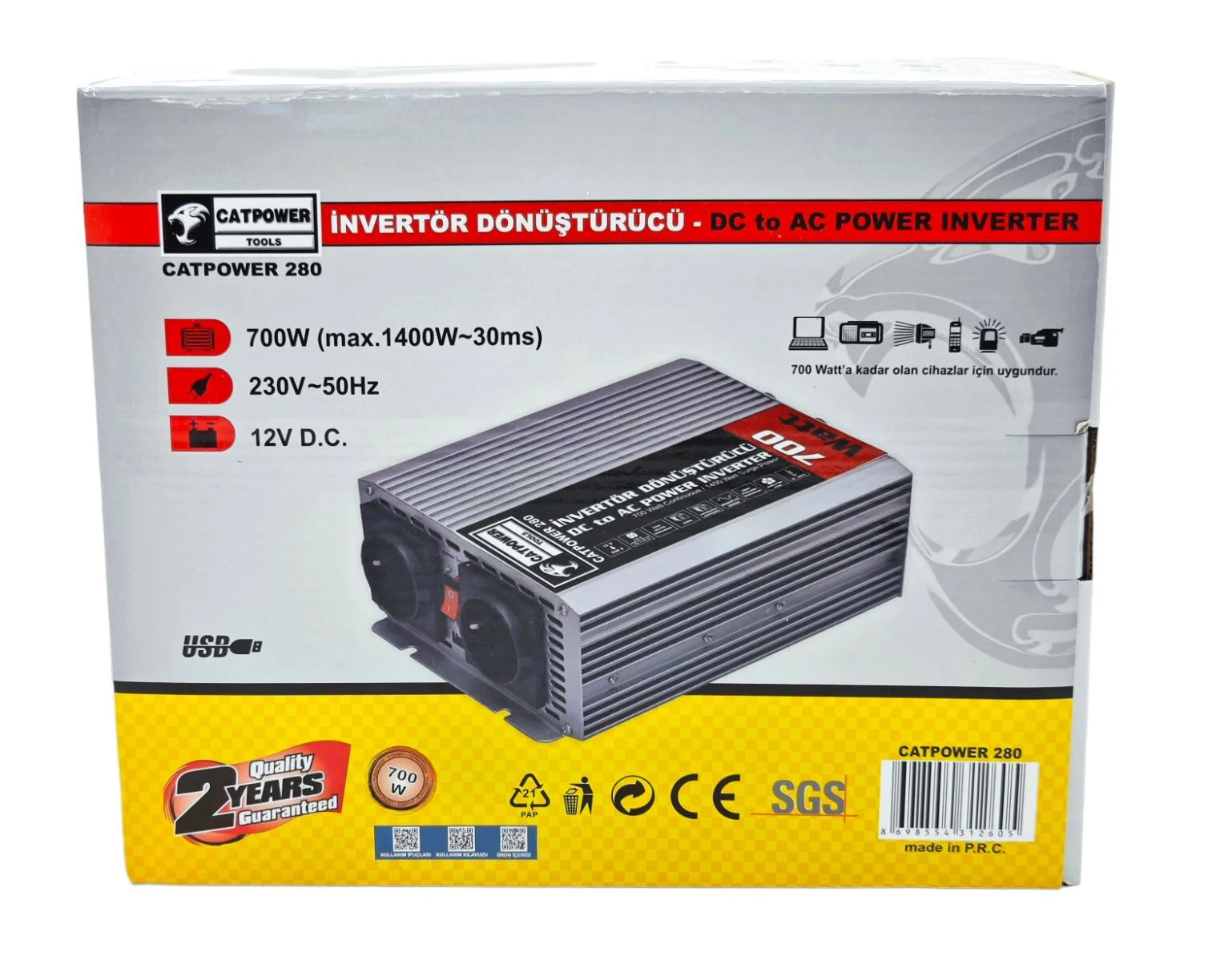 C-281   Catpower İnverter/İnvertör Dönüştürücü 1200W