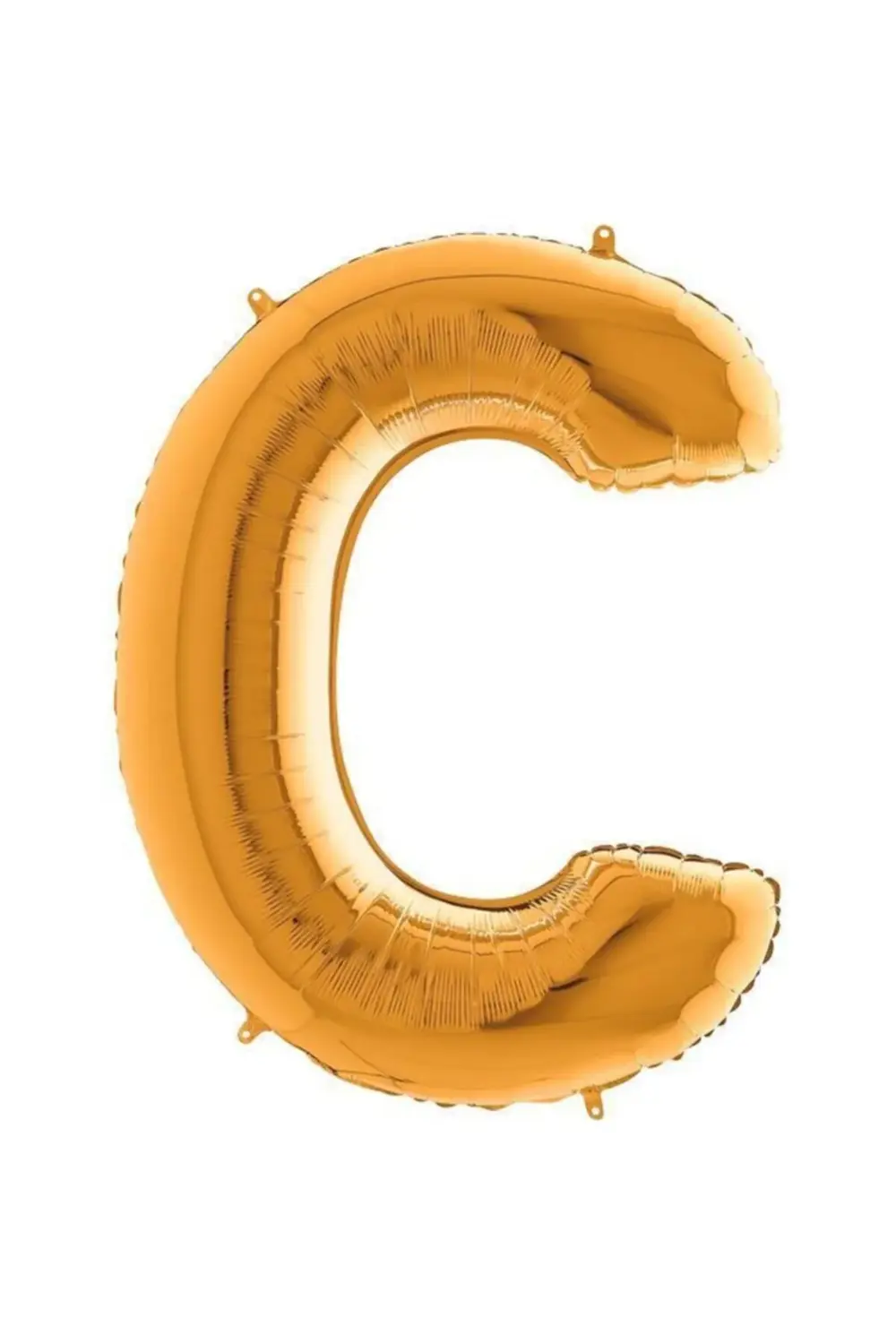 C Harf Altın Folyo Balon 102cm