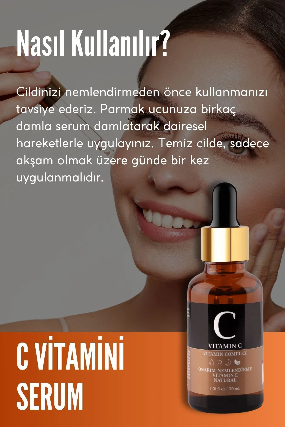 C Vitamini Cilt Bakım Serumu Aydınlatıcı Ve Ton Eşitleyici Hyalur