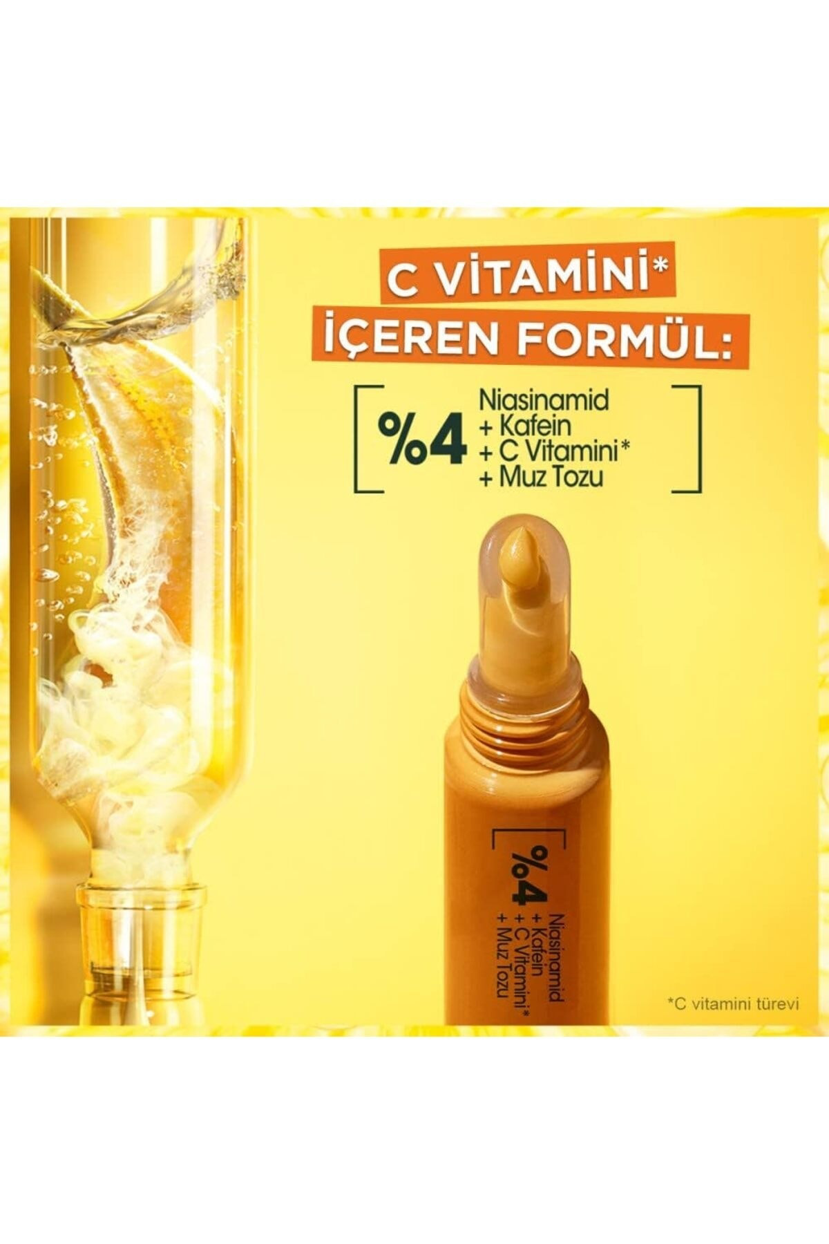 C Vitamini Parlak Aydınlatıcı Göz Kremi - Görsel 4