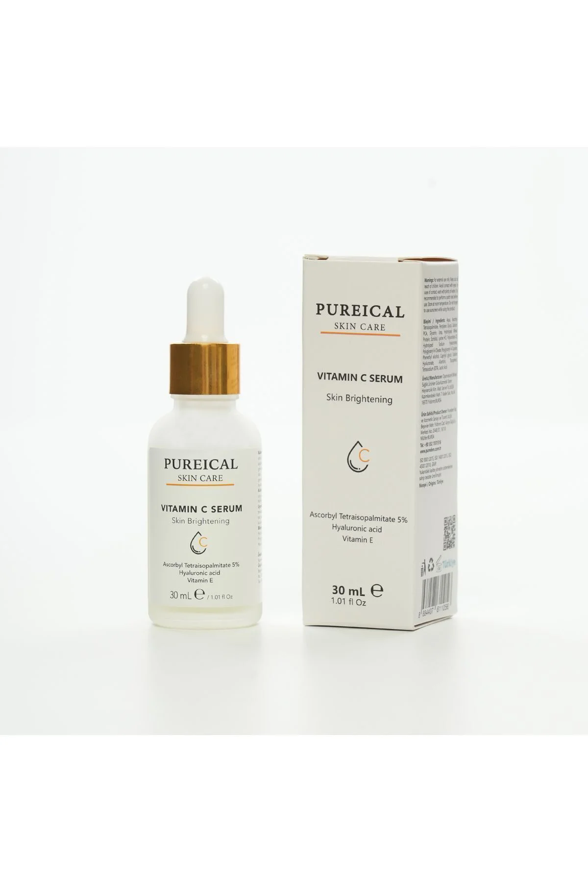 C vitamini Serumu, %5 Ascorbyl Tetraisopalmitate, aydınlatıcı, to