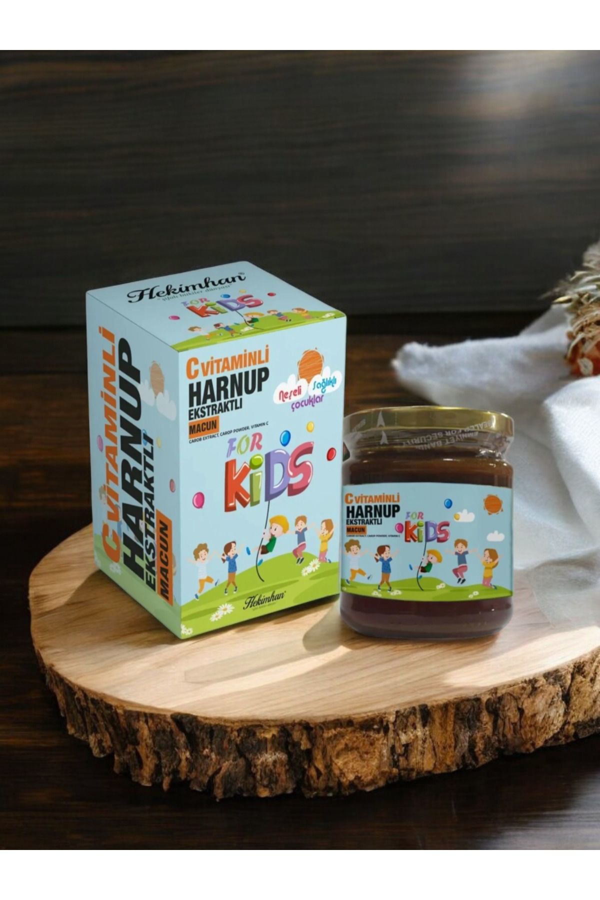 Hekimhan C Vitaminli Harnuplu Keçiboynuzu Macunu (For Kids) 240 Gr