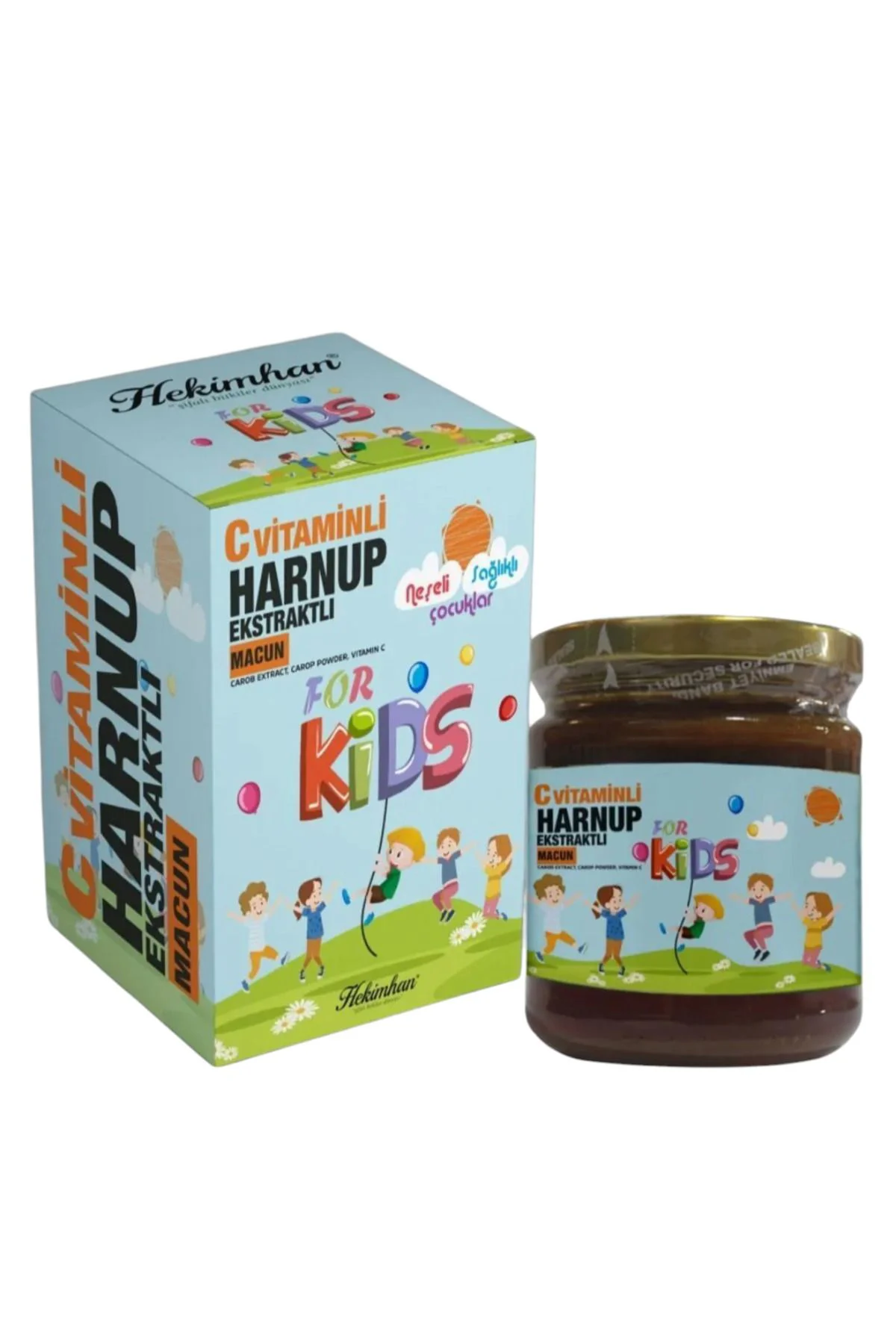 C VİTAMİNLİ HARNUPLU KEÇİBOYNUZU MACUNU (FOR KİDS) 240 gr