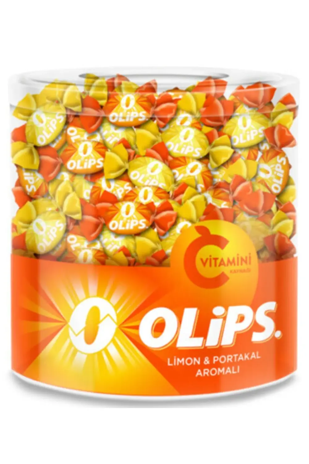 C Vitaminli Limon ve Portakal Aromalı  Kavanoz Şeker 462 gr