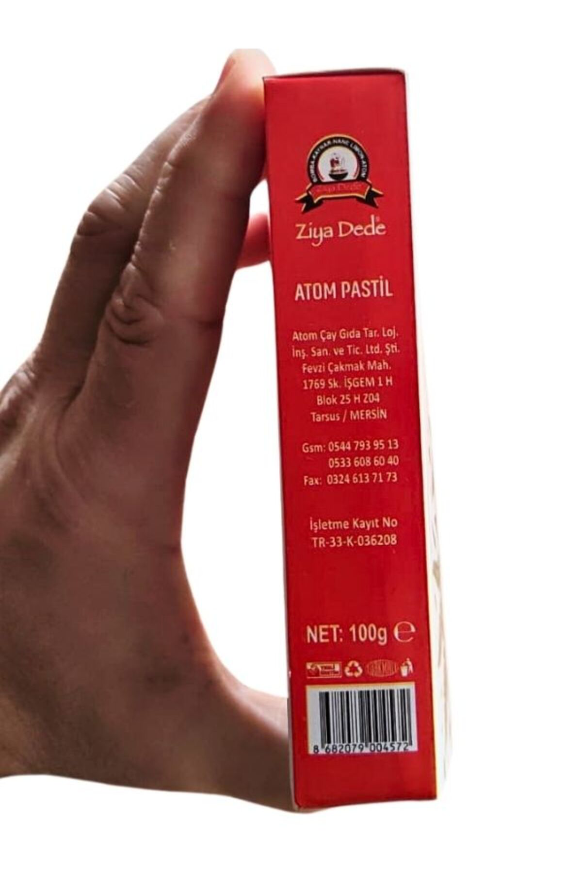 C Vitaminli Pastil 100g Propolis Karamürver Bal Portakal