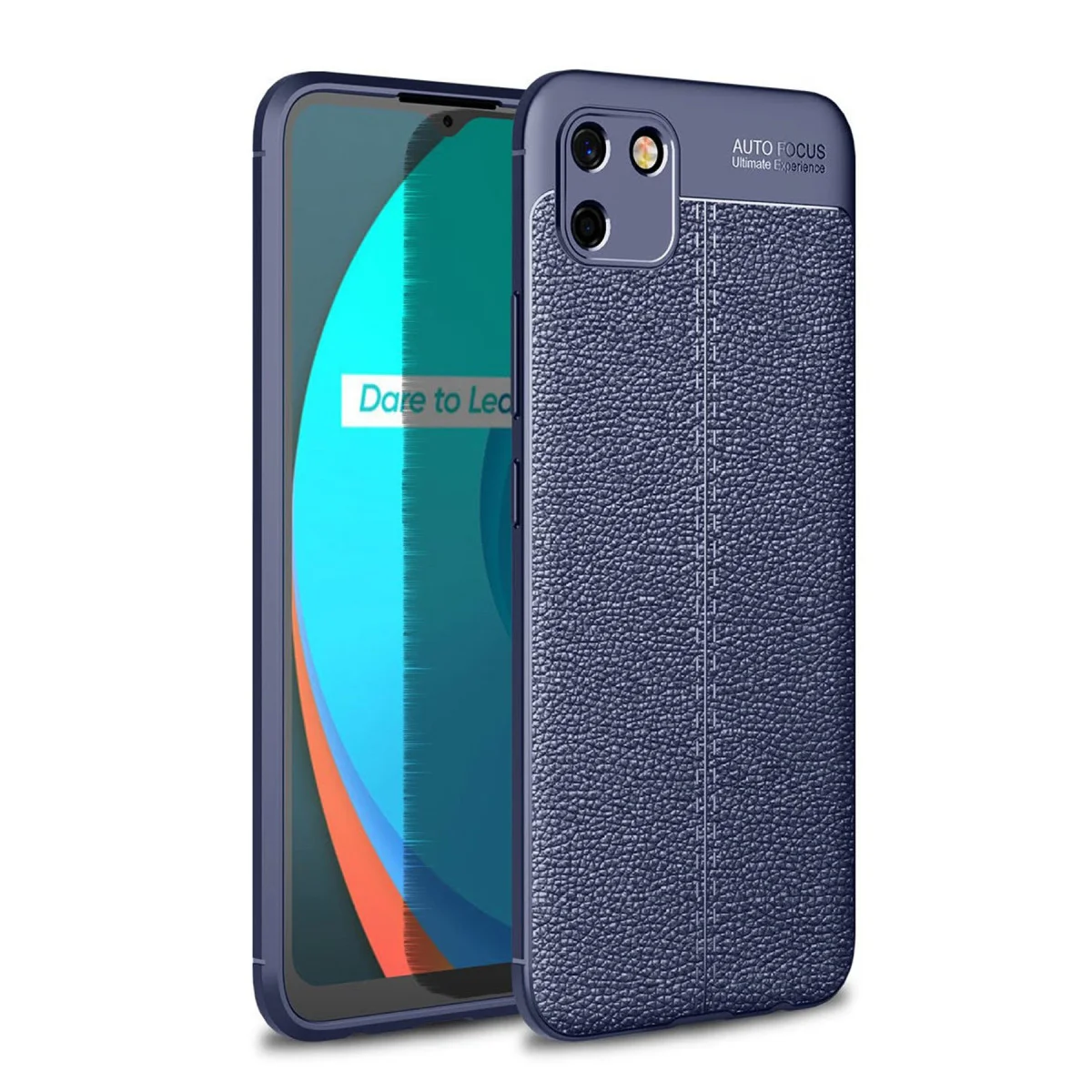 C11 2021 Auto Focus Kılıf - Premium TPU Deri Dokulu Kapak - Yüksek Darbe Koruması ve Şıklık
