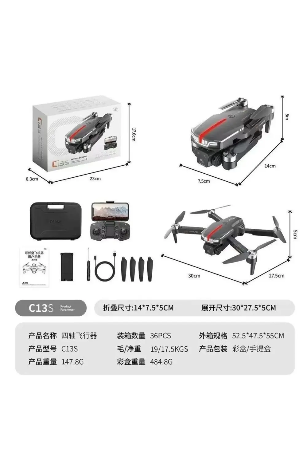 C13s Drone Wifi Cam