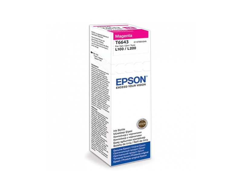 Epson C13t66434a Kirm. Kartuş Ep/M 70Ml (L100-L200)