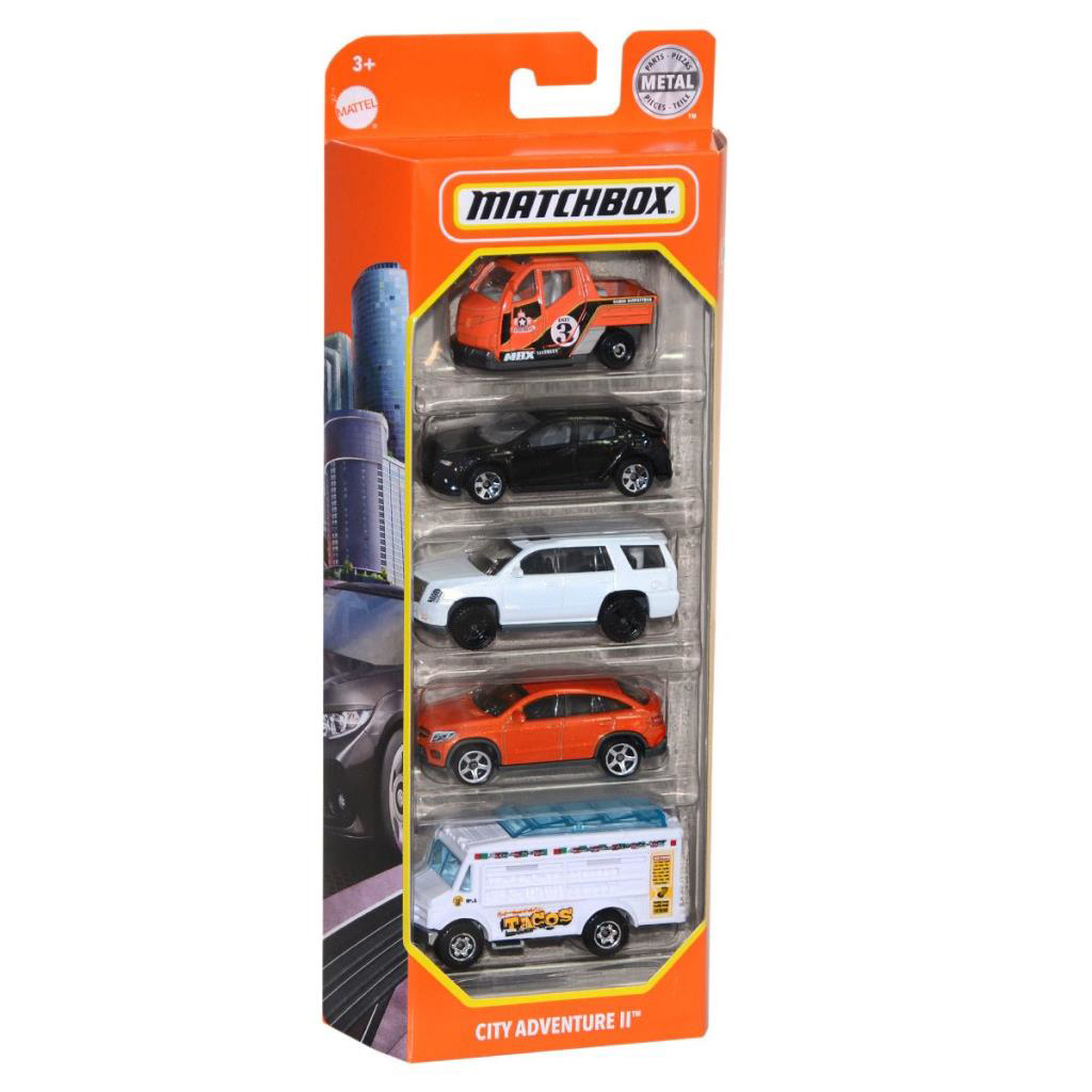 C1817 Matchbox™ 5'li Araba Seti / Asorti Seçilemez. Erkol Özel Ka