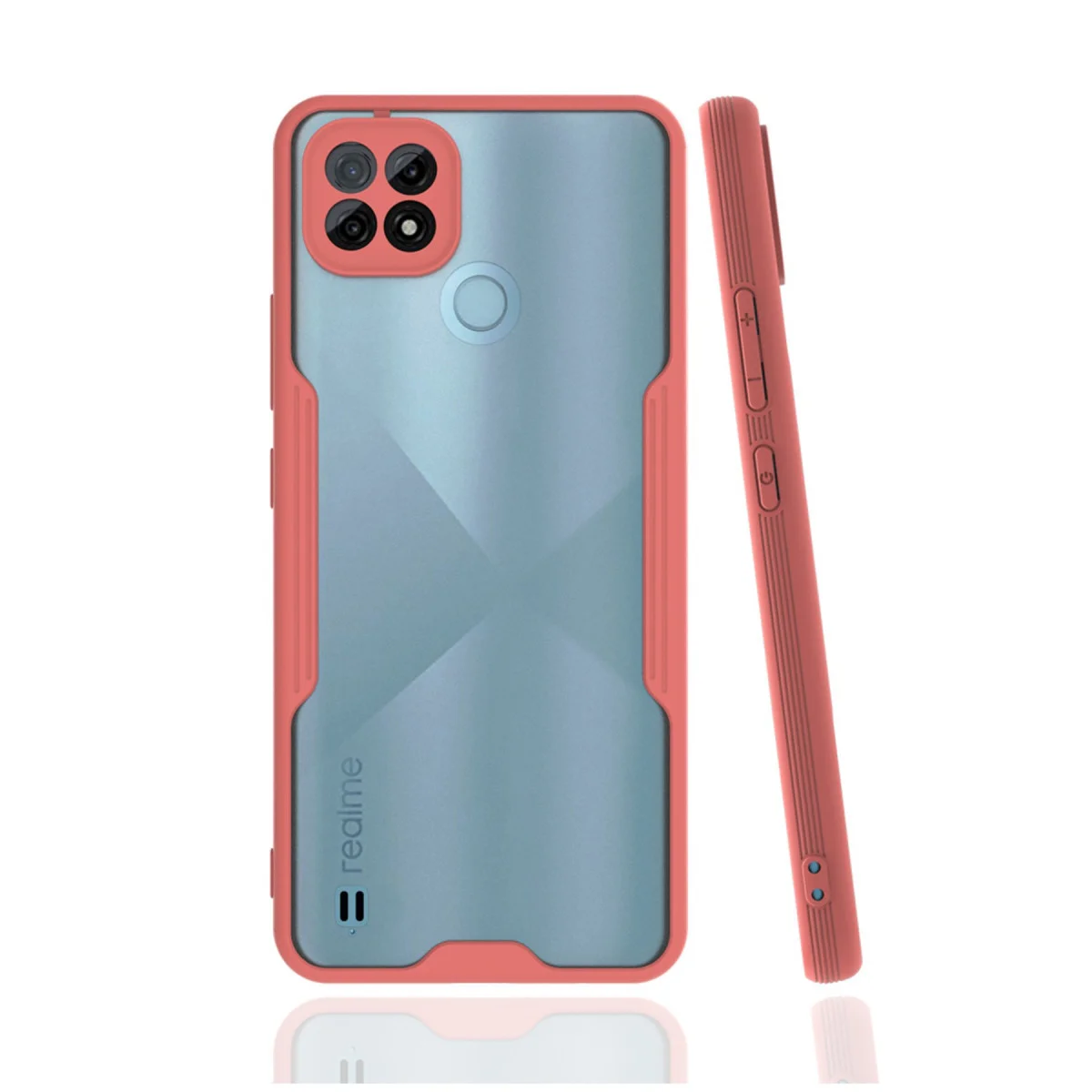 C21 Kılıf Platin Silikon - Pembe Premium Koruma Kılıfı