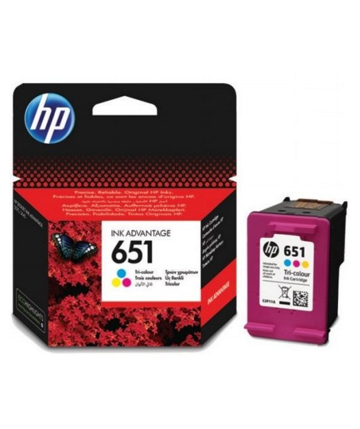 Hp C2p11ae (651) Uc Renkli Murekkep Kartusu 300 Sayfa