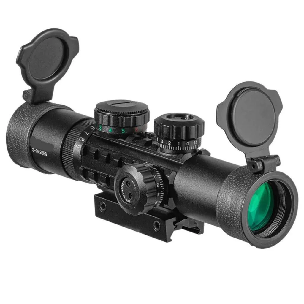 C3-9X26 EG Raylı Çift ışıklı  Dürbünü  11mm/22mm