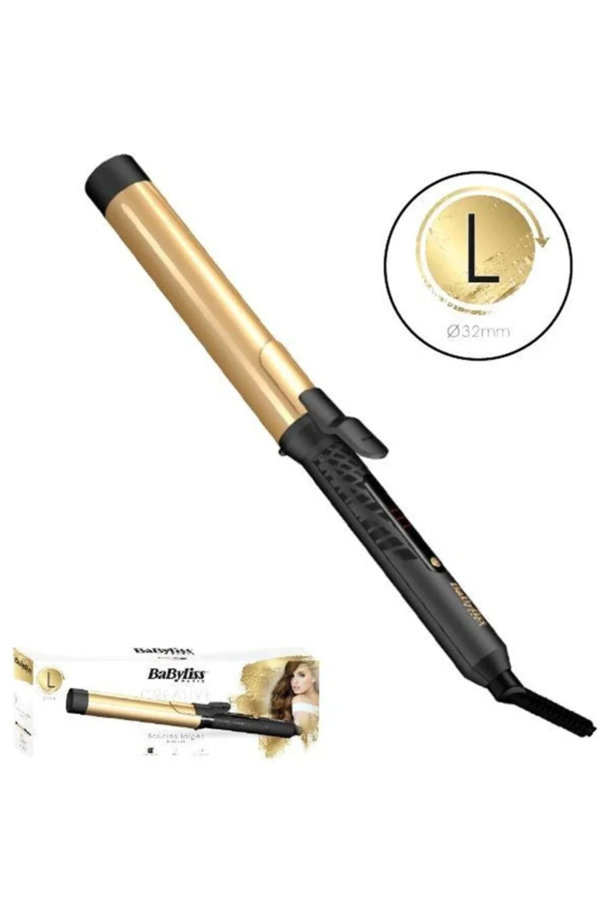 C432E Gold Ceramic 200C Led Ekran Saç Maşası, 32 Mm
