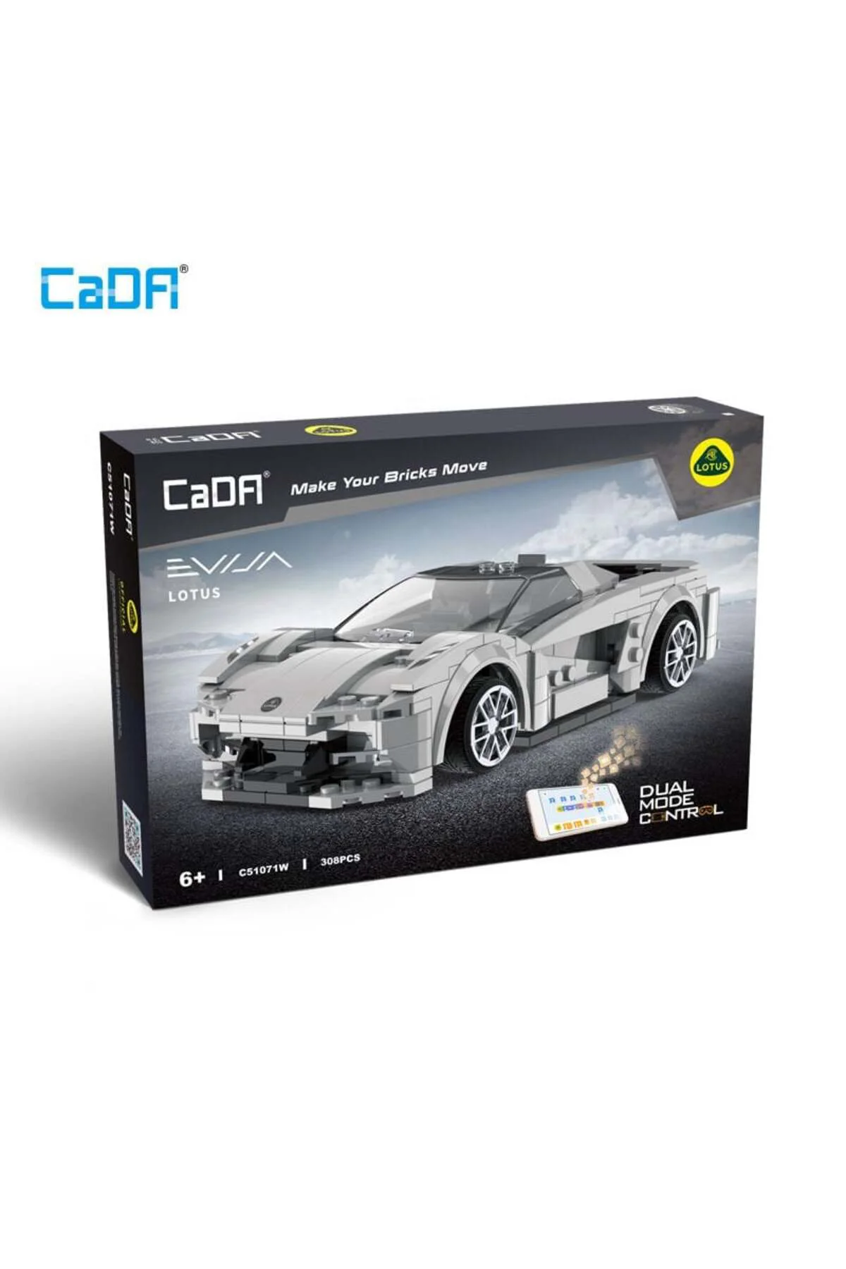 C51071W CADA LOTUS YARIŞ ARABASI 308 PARÇA BLOCK OYUNCAK
