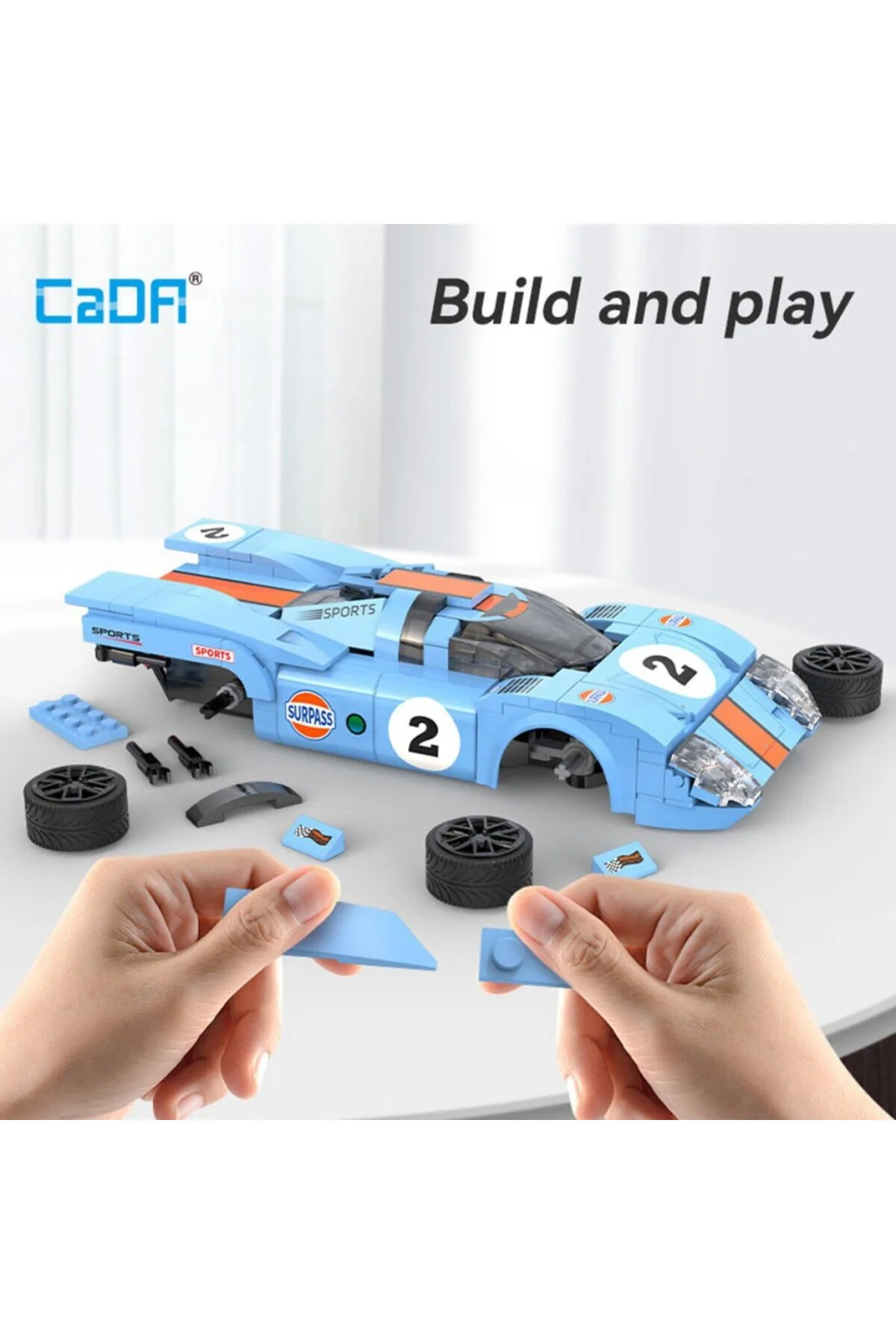 C51076W CADA AZURE FIRTINASI 266 PARÇA BLOCK OYUNCAK