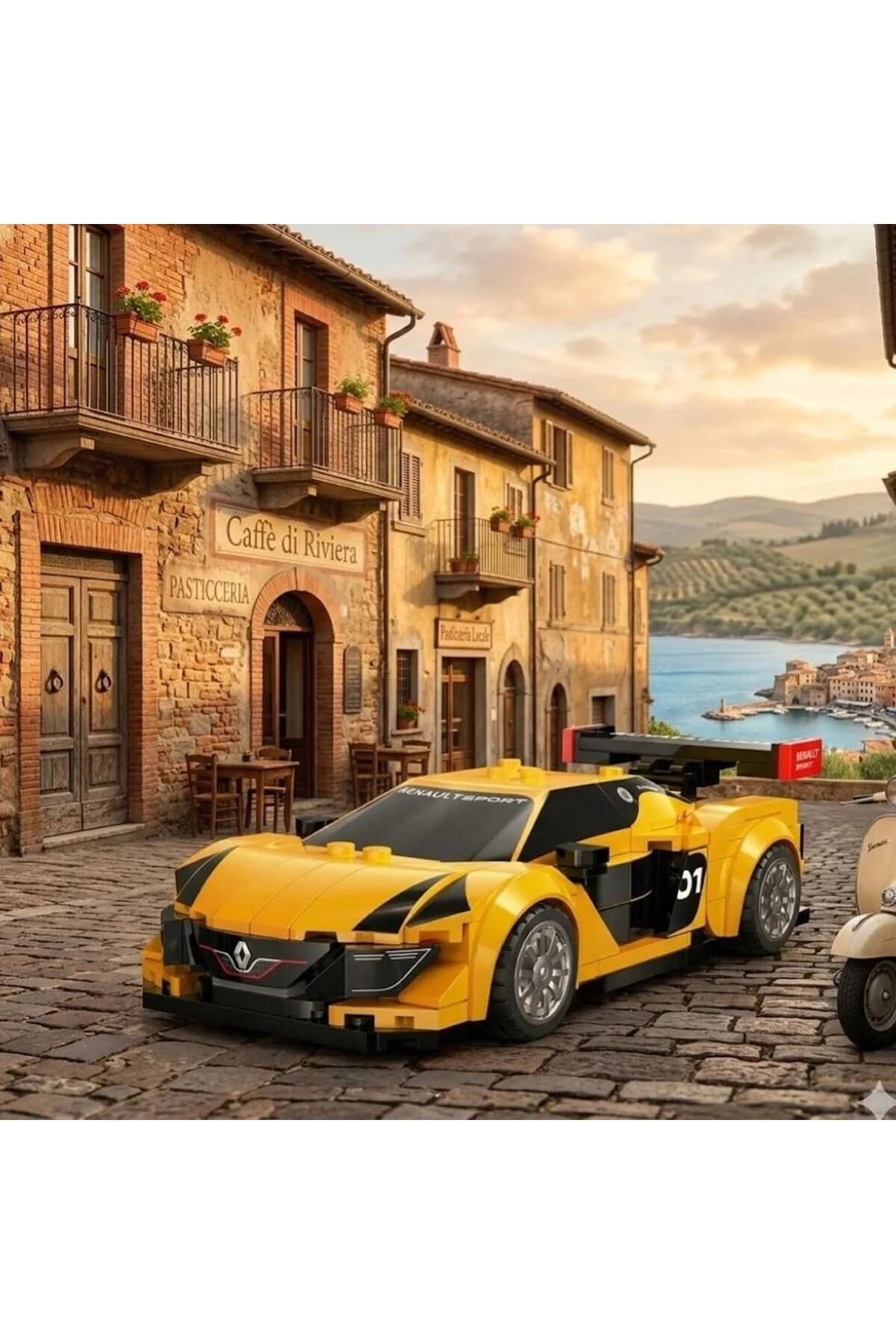 C51094W CADA RENAULT SPORT RS 0101 294 PARÇA BLOCK OYUNCAK