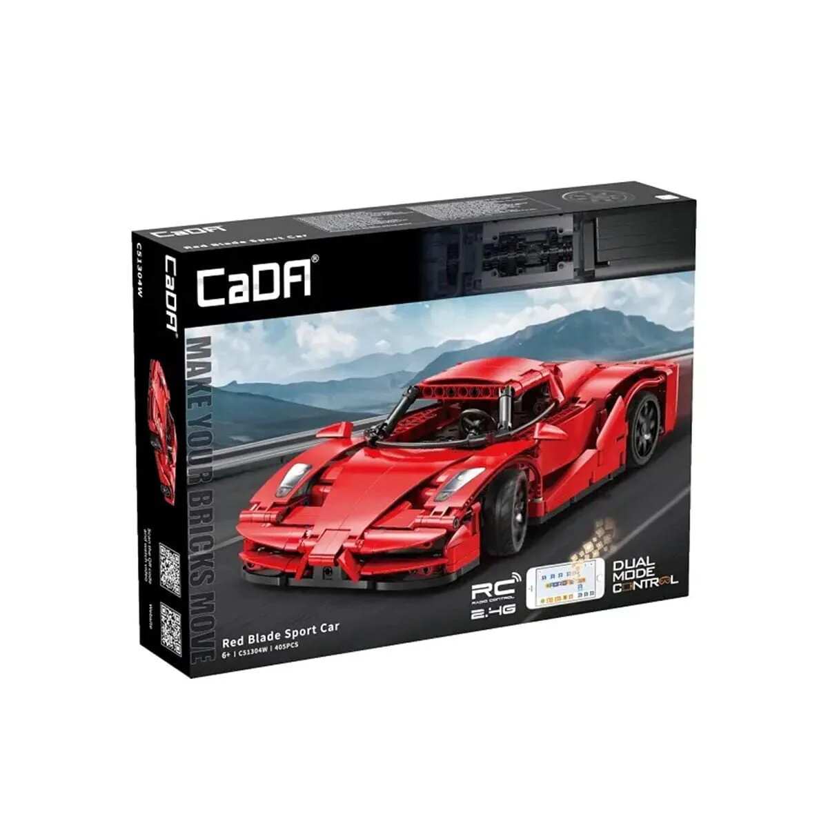 C51304W CADA RED BLADE SPORT CAR 405 PARÇA BLK OYUNCAK C51304W CADA RED BLADE SPORT CAR 405 PARÇA BLK OYUNCAK